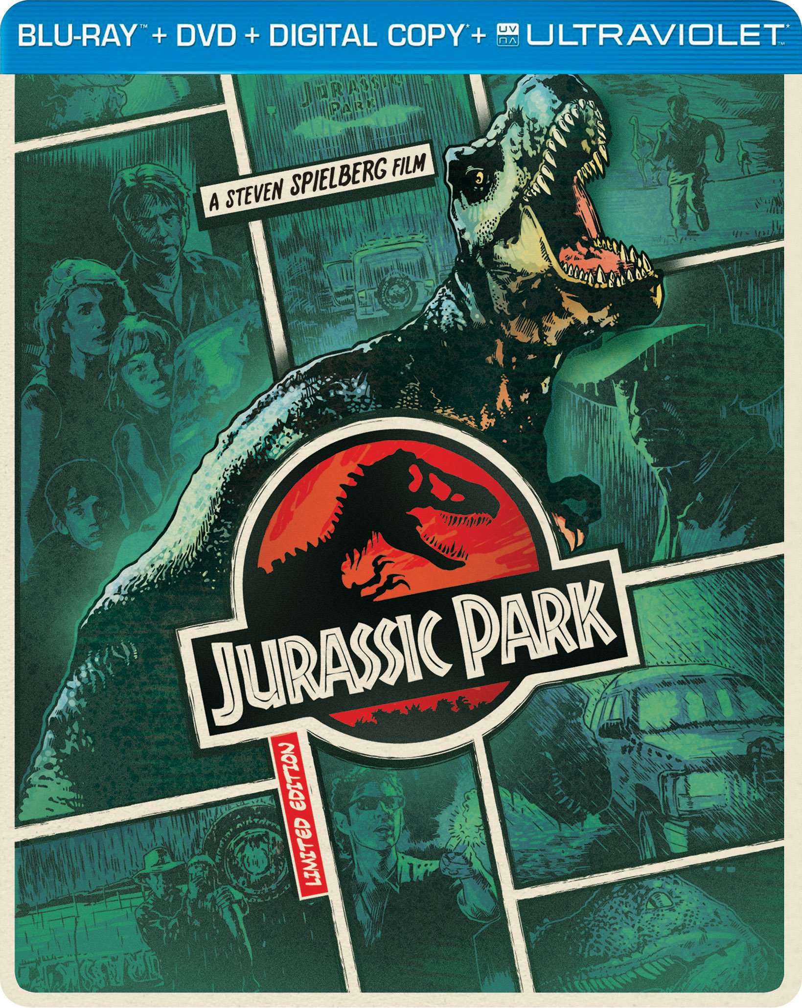 Jurassic Park [Blu-ray] [1993] [US Import] - STEELBOOK