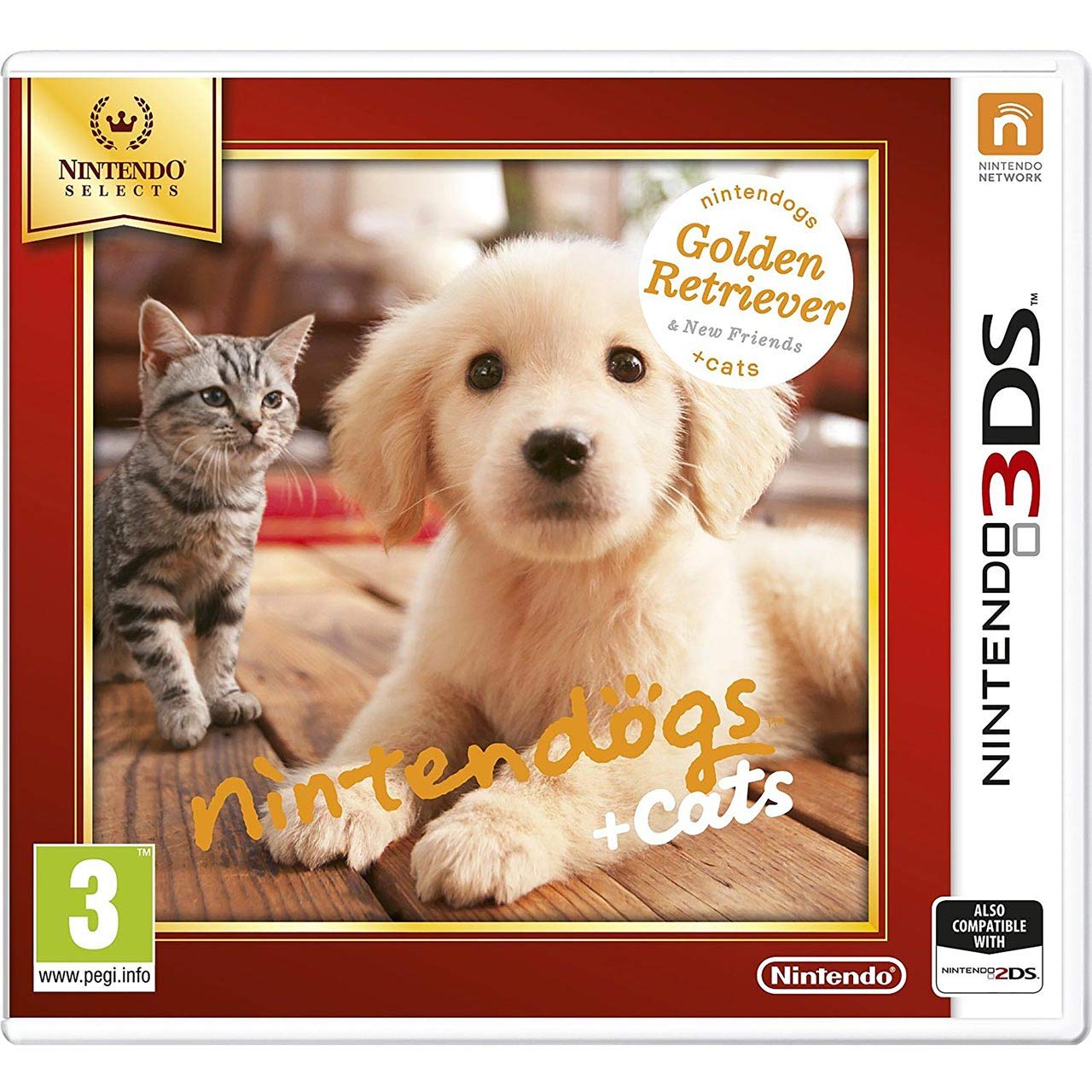 Games Nintendo Selects Nintendogs + Cats (Golden Retriever + New Friends), 2230546