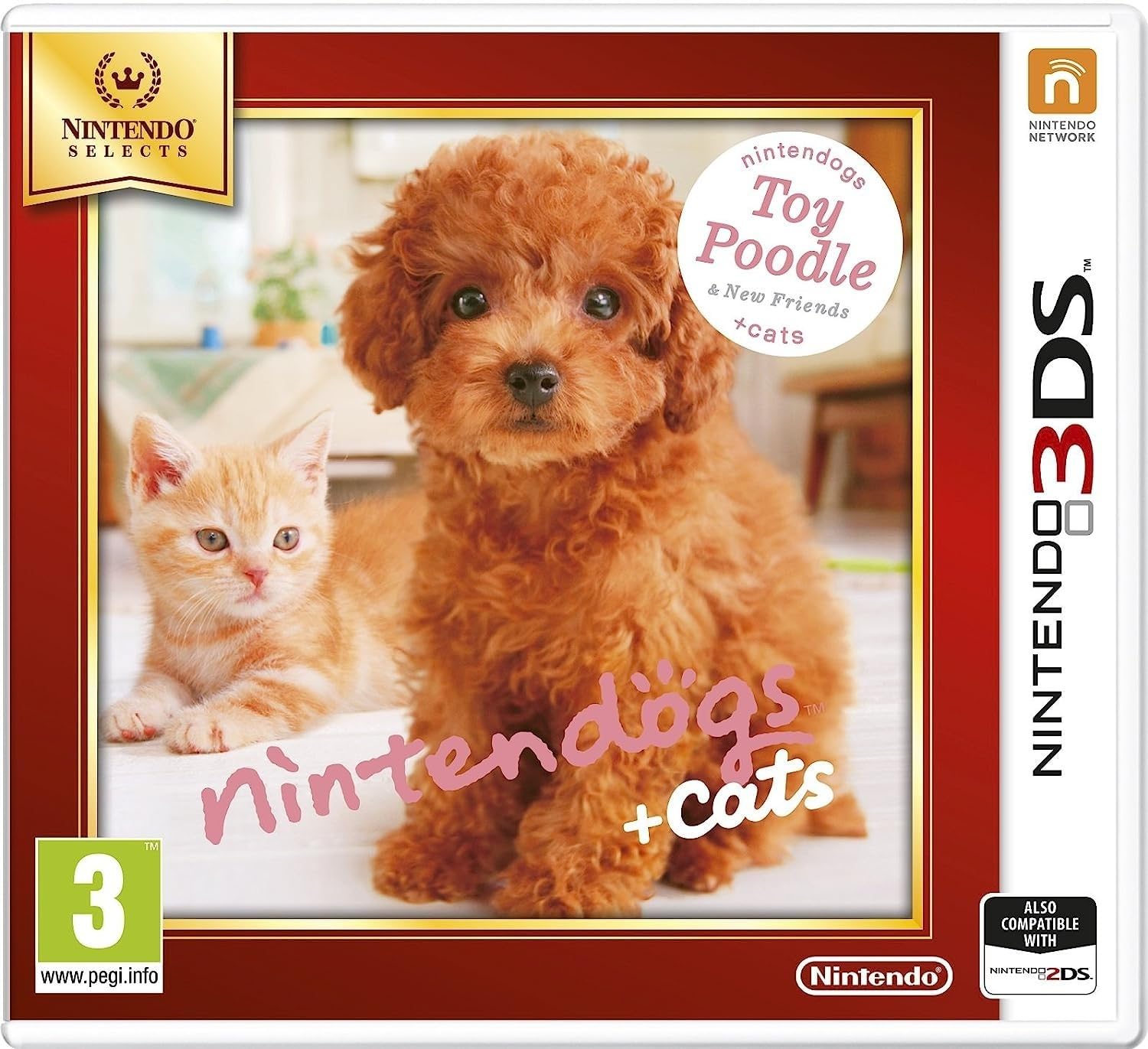 Nintendo Selects - Nintendogs + Cats (Toy Poodle + New Friends) (Nintendo 3DS), 178891