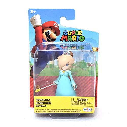 Jakks Pacific World of Nintendo - Super Mario 41142 - Actionfigur, 6,3 cm, Rosalina Harmony