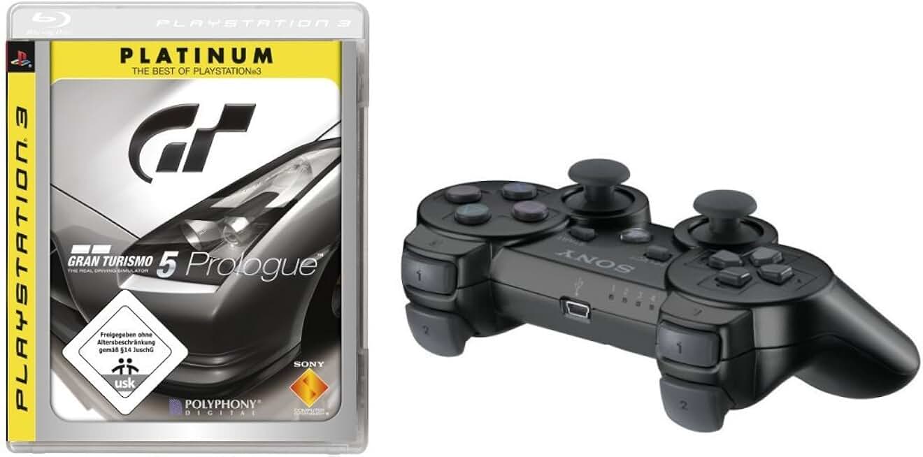 Gran Turismo 5 Prologue Platinum (GT5) + Joypad Sony DualShock 3 Wireless Controller (Sixaxis)