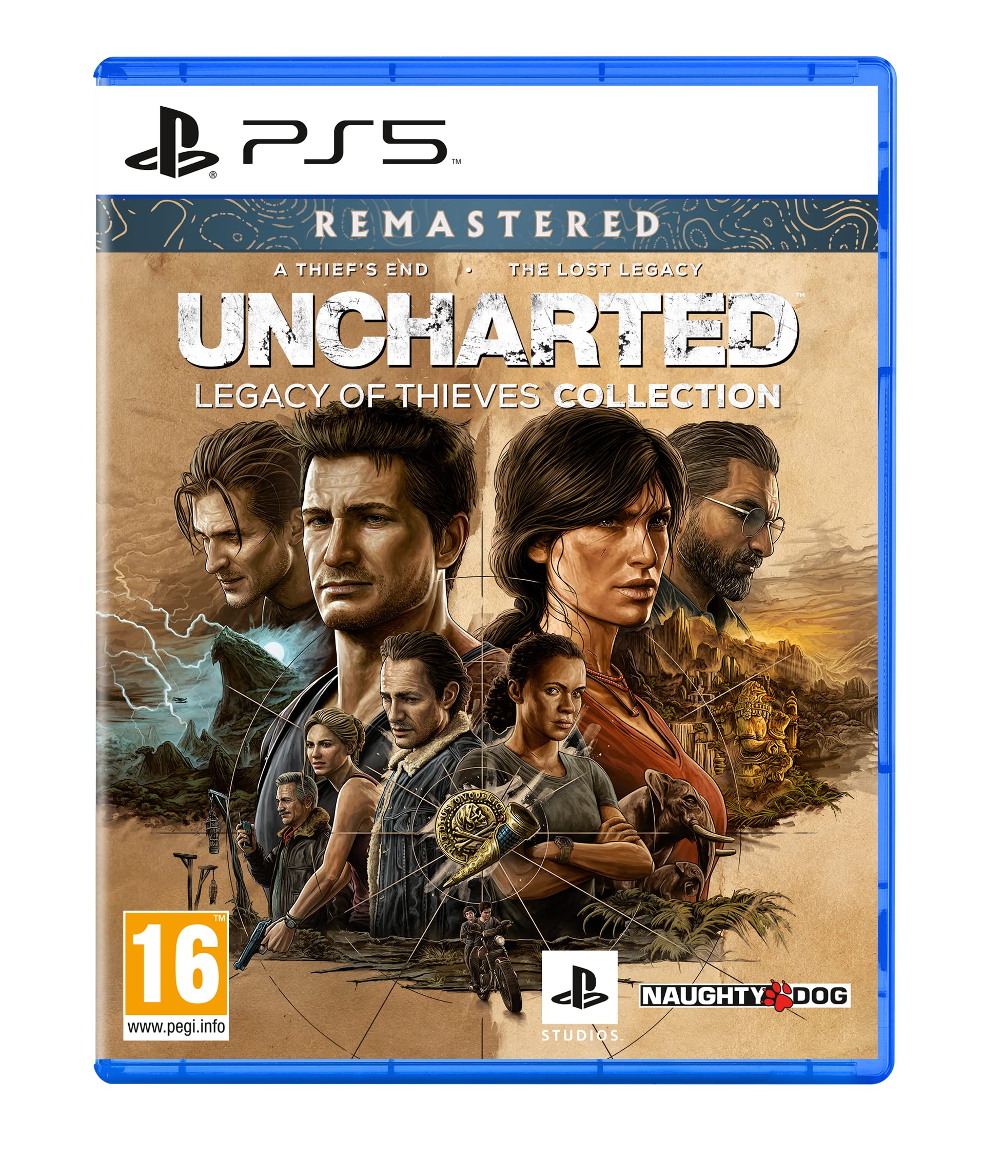 Uncharted: Legacy of Thieves (Remastered Collection) für PS5 (100% uncut Version) (Deutsche Verpackung)