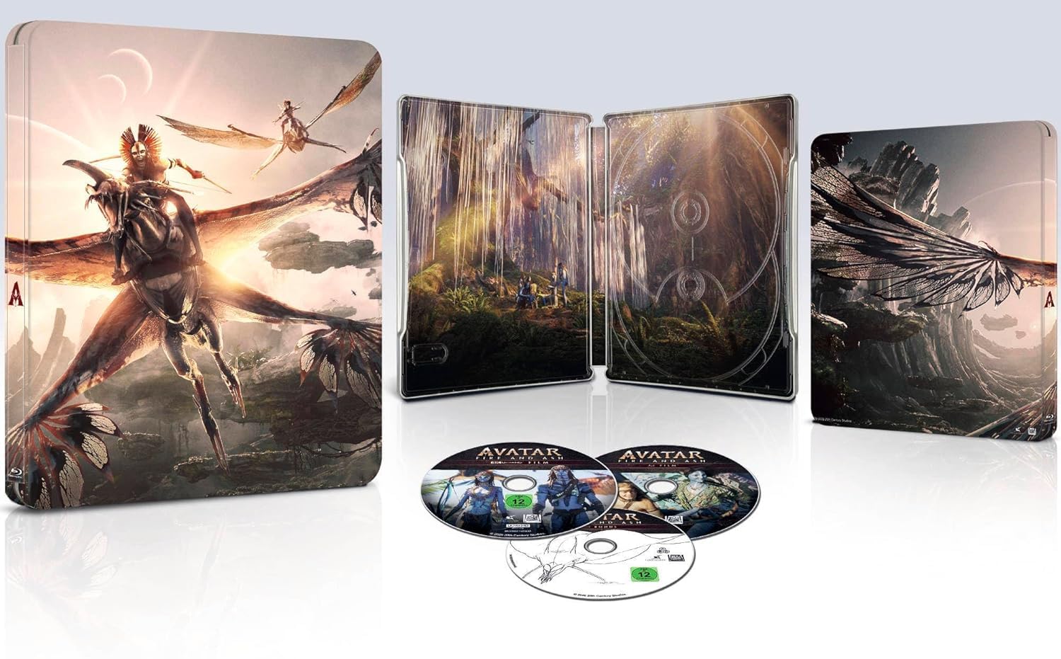 Avatar 3, Fire and Ash, Film 2026, Limitiertes Steelbook 4K UHD + Blu-ray + Bonus-Blu-ray