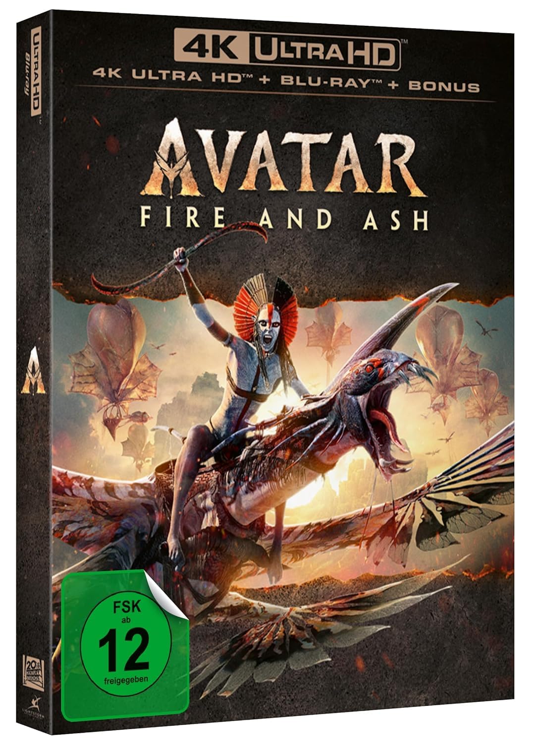 Avatar 3, Fire and Ash, Film 2026, 4K UHD + Blu-ray + Bonus-Blu-ray