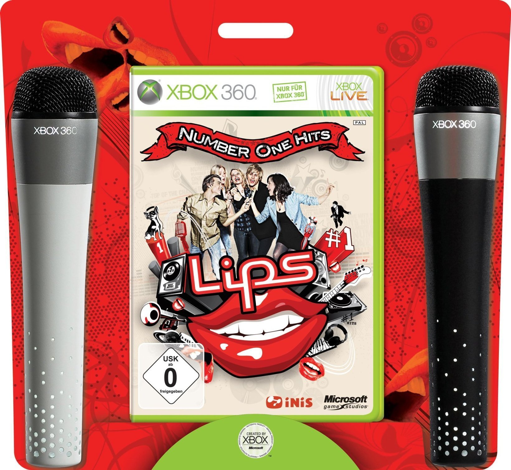 Lips: Number One Hits - 2 Mikrofone Bundle
