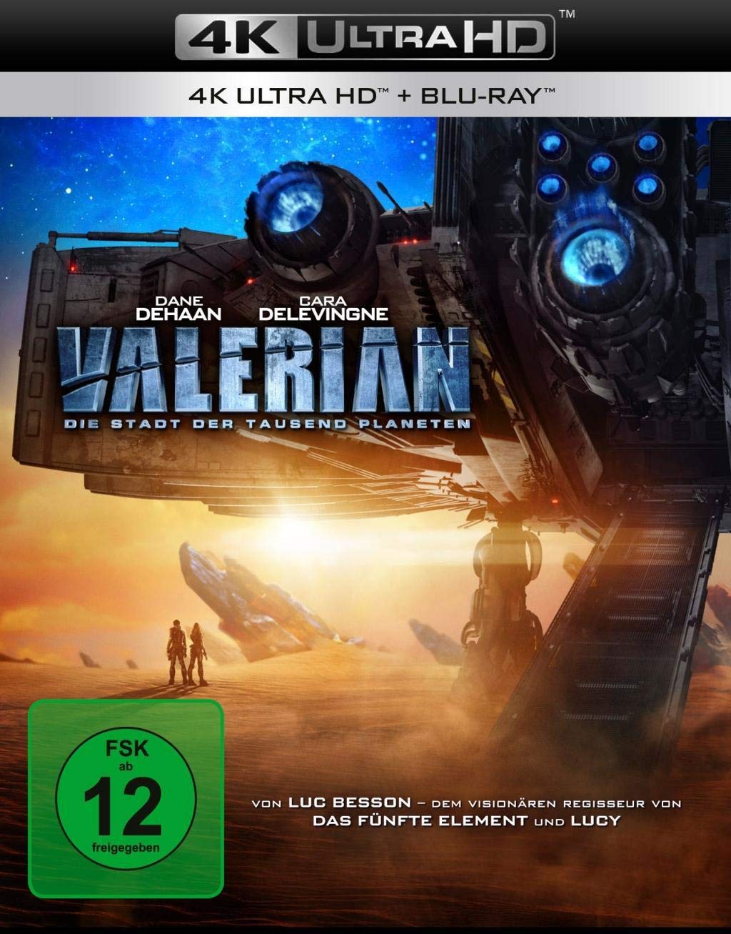 Valerian – Die Stadt der tausend Planeten (4K Ultra HD) + (Blu-ray)
