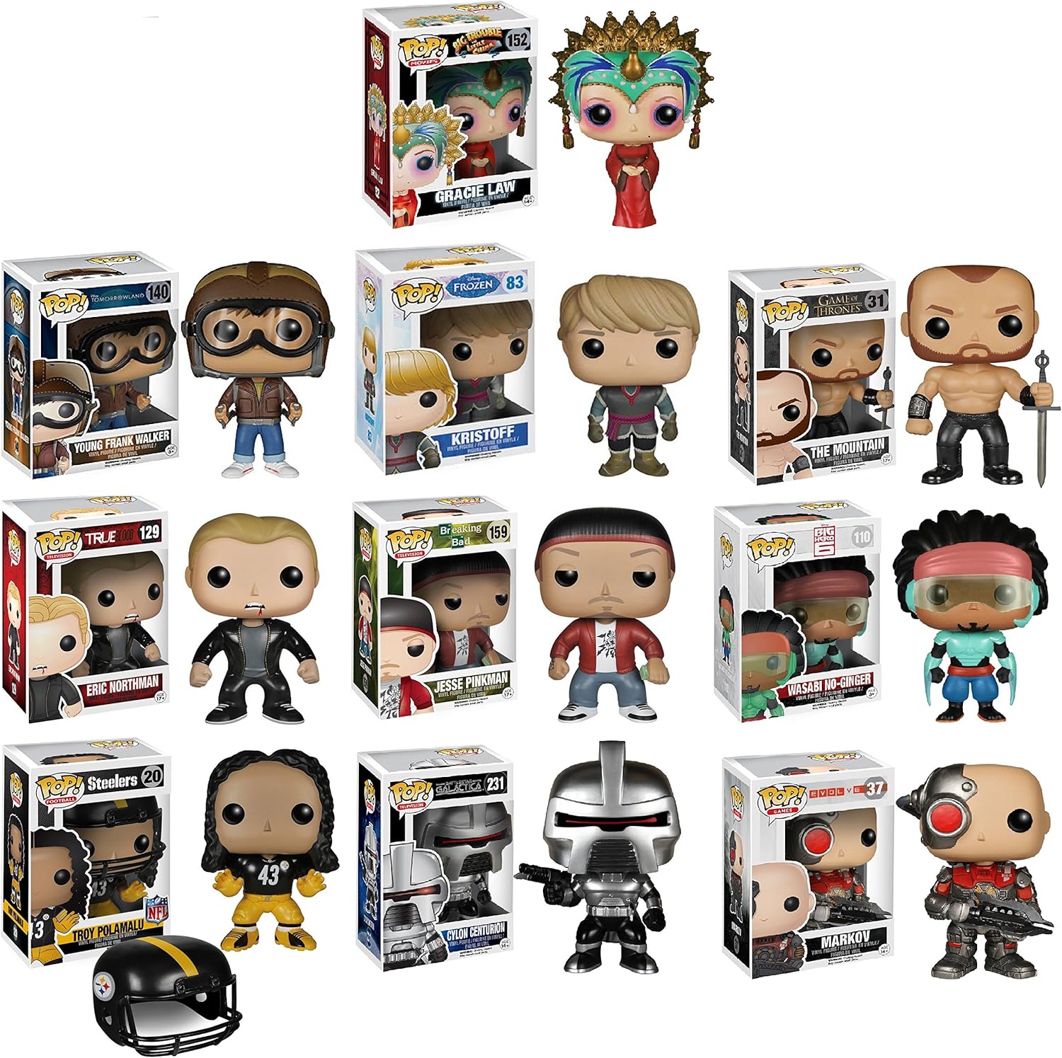 10 Figuren Funko Pop! gemischt