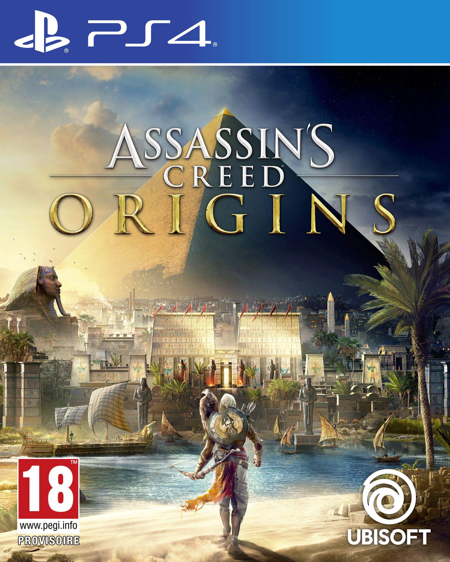 Assassin's Creed Origins [Third Party, Collector's Box inkl, Artbook, Steelbook, Amulette, Karte, Art-Cards & Soundtrack, FR Import]