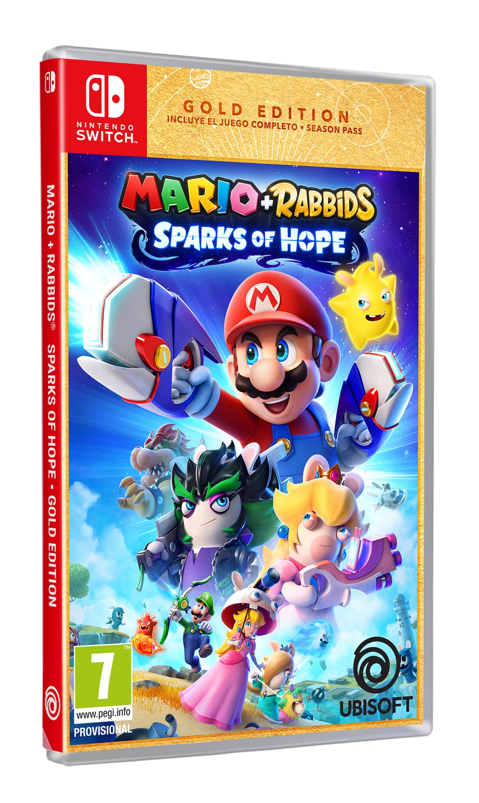 Ubisoft Mario + Rabbids: Sparks of Hope für Switch (Gold Edition) (Deutsche Verpackung) - Nintendo Switch Video Game - Aktionsfigur