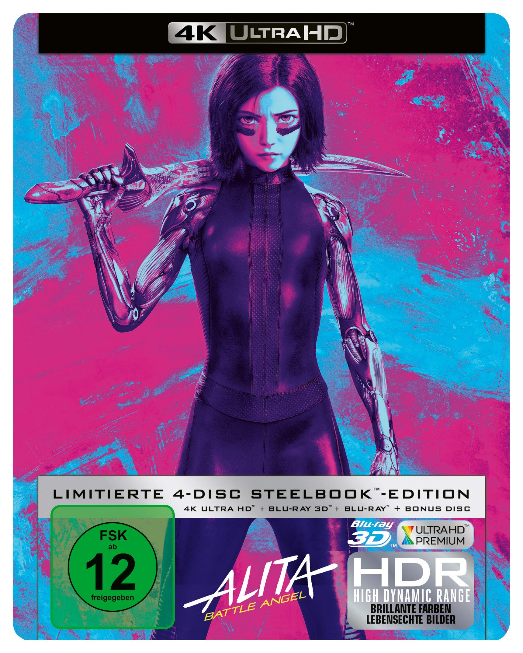 Alita: Battle Angel (4K Ultra HD Steelbook)