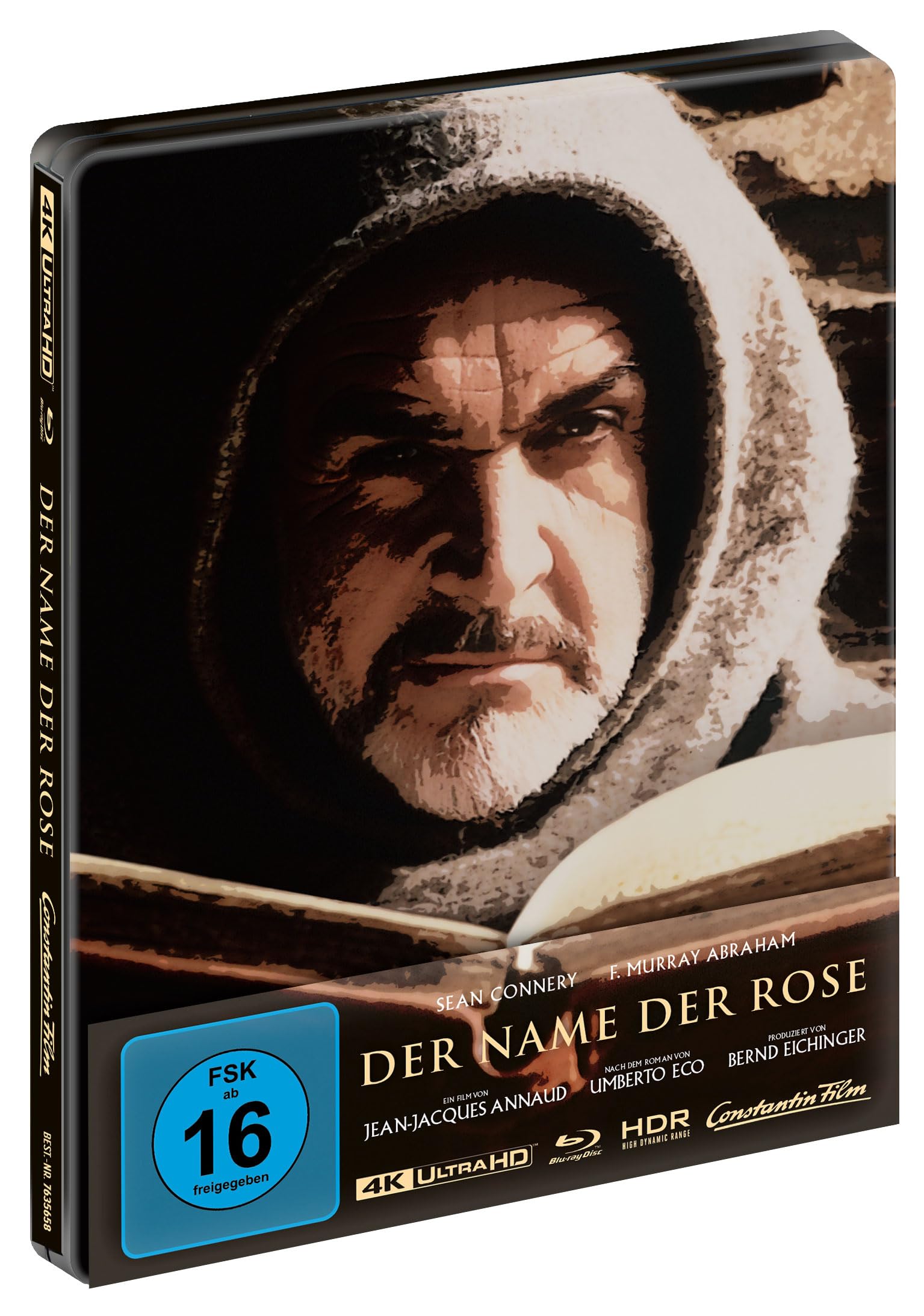 Der Name der Rose - Limited Steelbook [4K Ultra HD] + [Blu-ray]