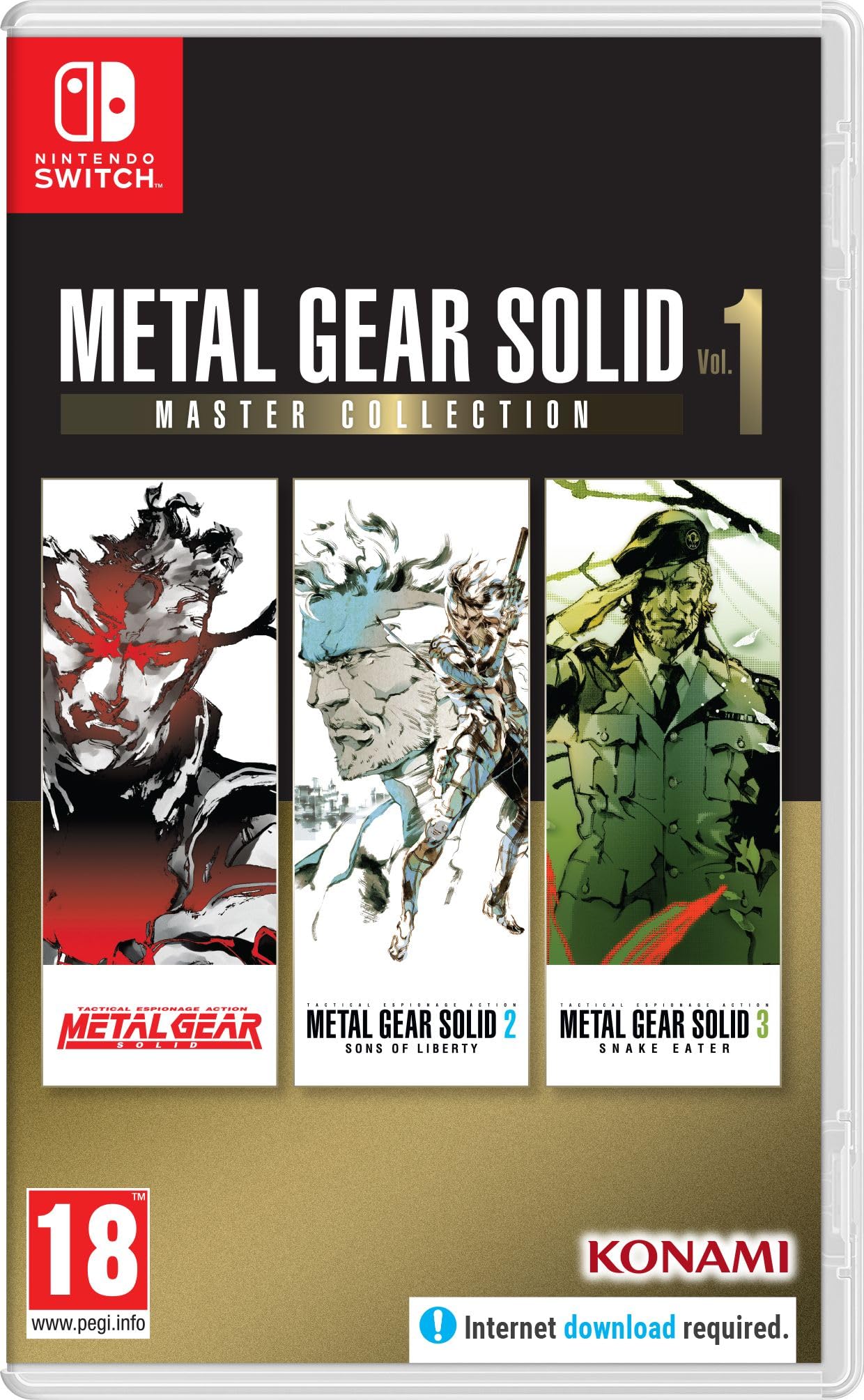 Konami Metal Gear Solid: Master Collection Vol. 1 [GRA Switch] (Schalter) - Videospiel für Erwachsene, Metal Gear Solid Fans