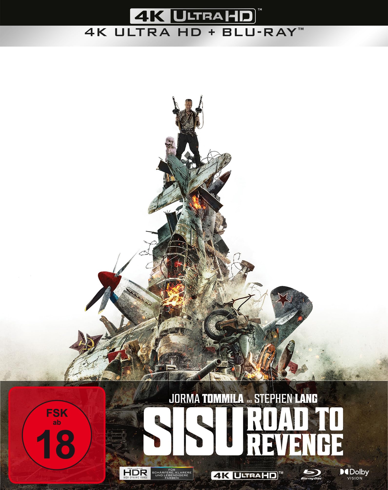 Sisu: Road to Revenge (Limitiertes Steelbook, 4K-UHD, Blu-ray)