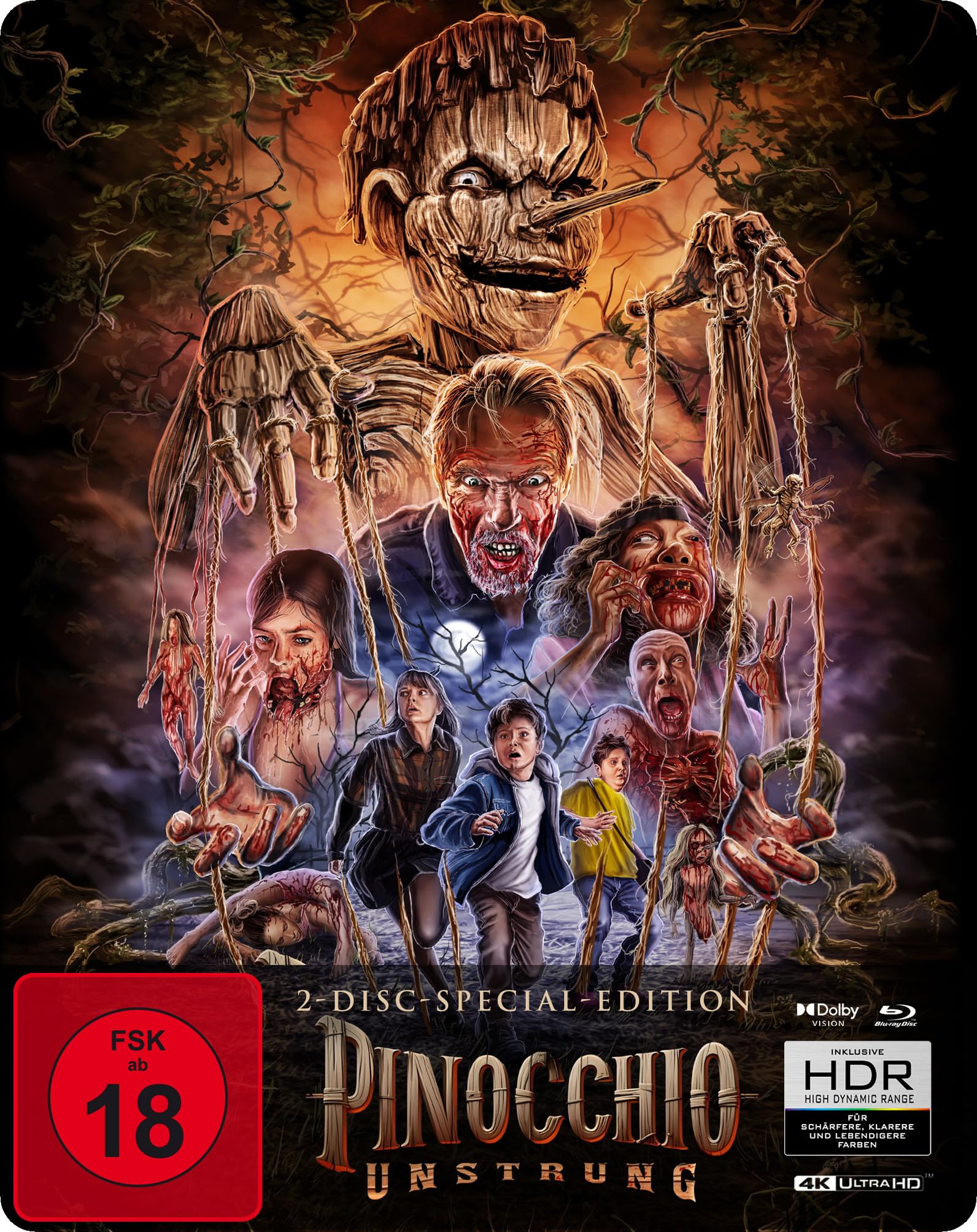 Pinocchio Unstrung (Steelcase, 4K-UHD+Blu-ray)