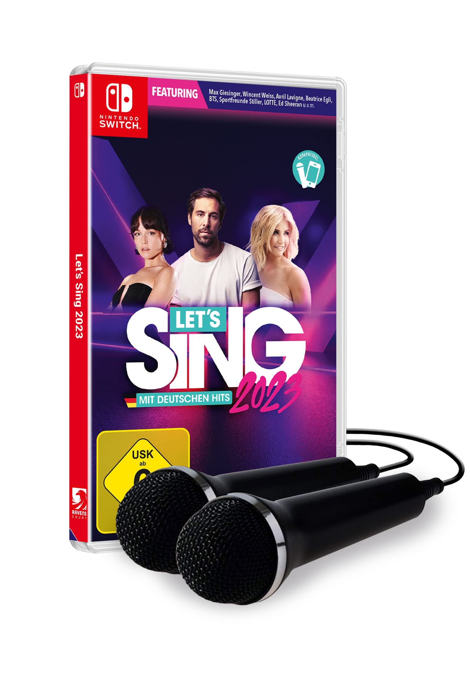 Let's Sing 2023 German Version [+ 2 Mics] (Nintendo Switch)
