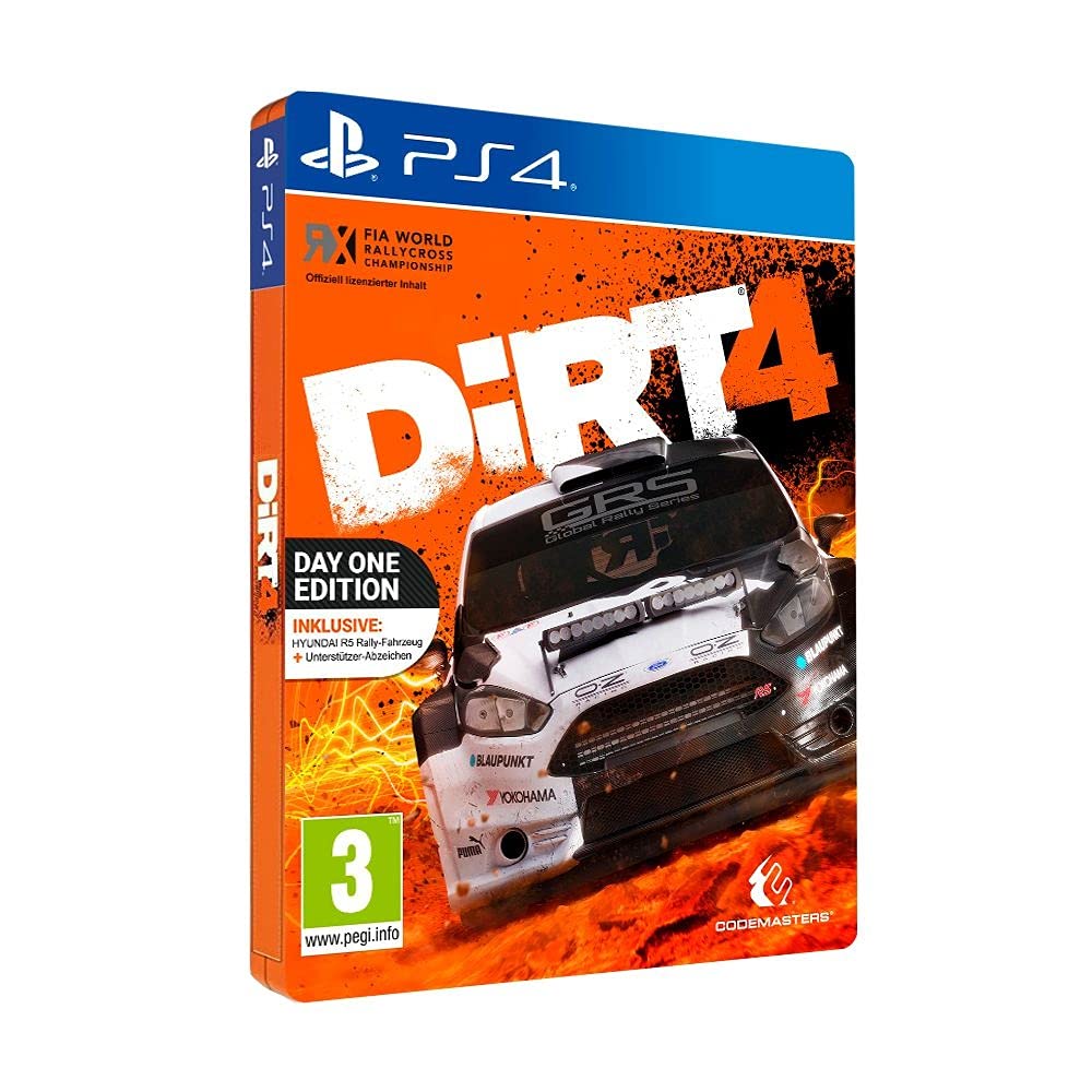 DiRT 4 [Day One Edition, inkl. Steelbook, CH Import]