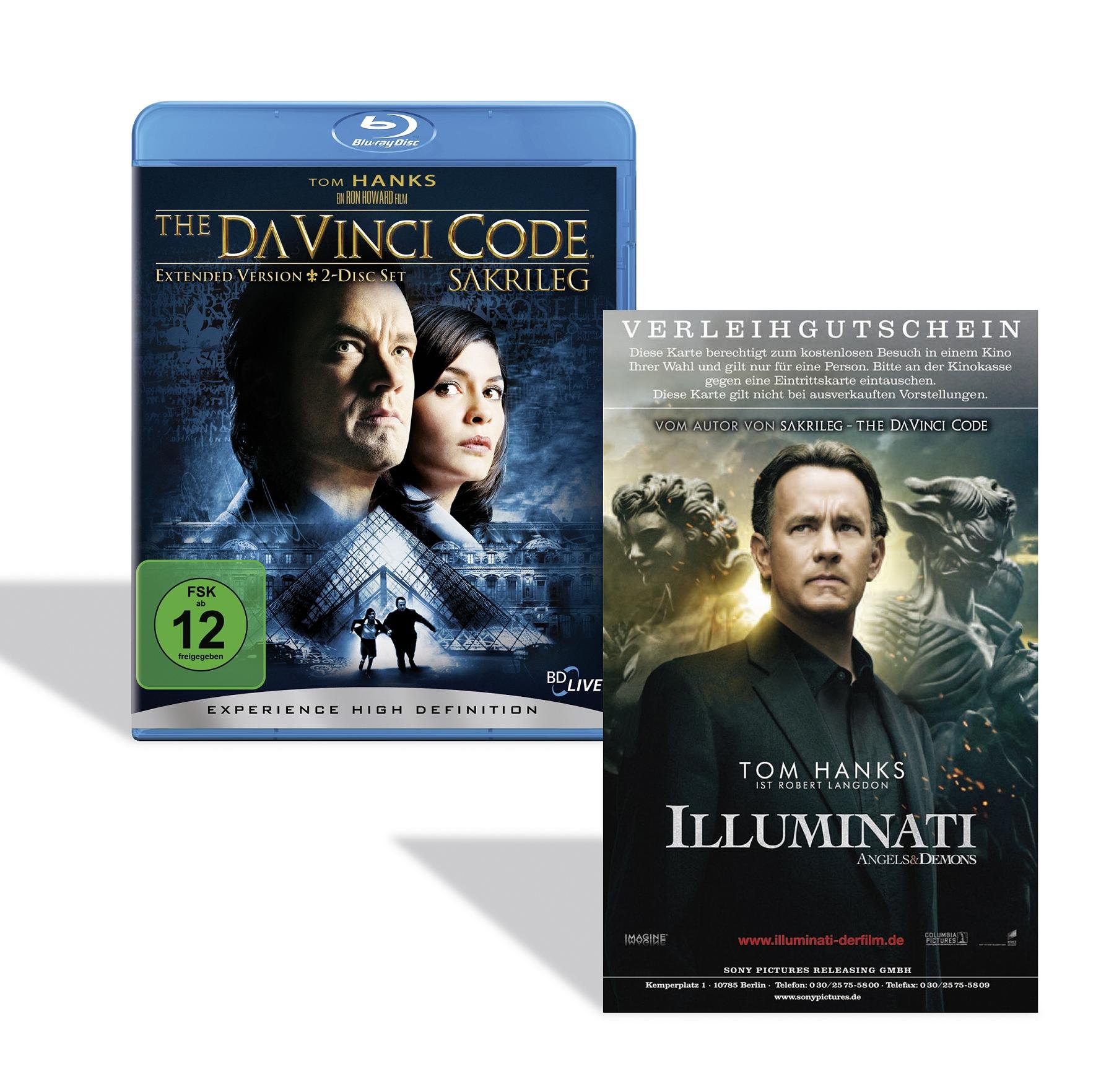 The Da Vinci Code - Sakrileg incl. 1 Kinoticket für Illuminati (Extended Version, exklusiv bei Amazon.de)