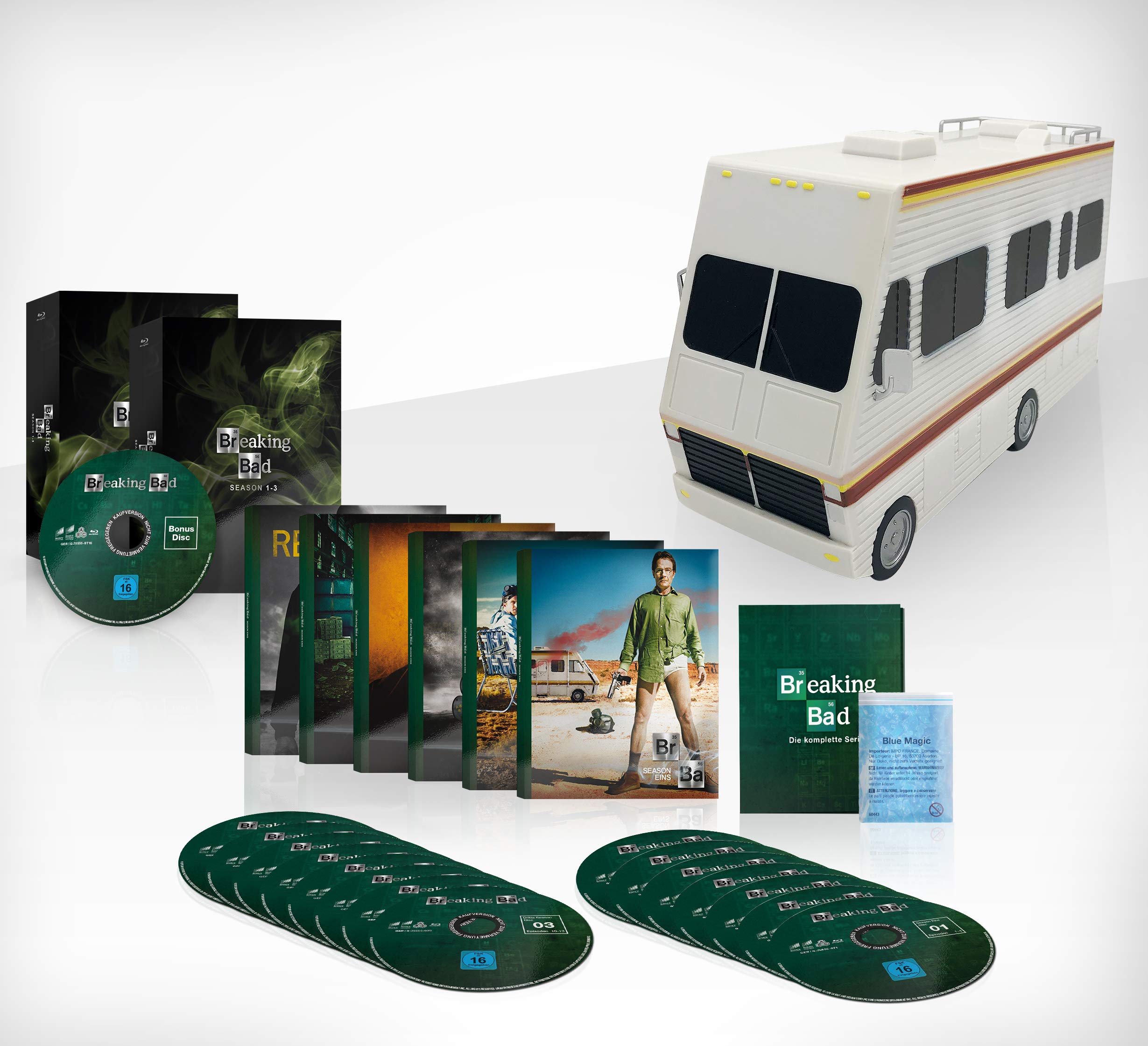 Breaking Bad - Die komplette Serie [Auf 2500 Stück limitiertes Meth Mobil] (Exklusiv bei Amazon.de) [Blu-ray]