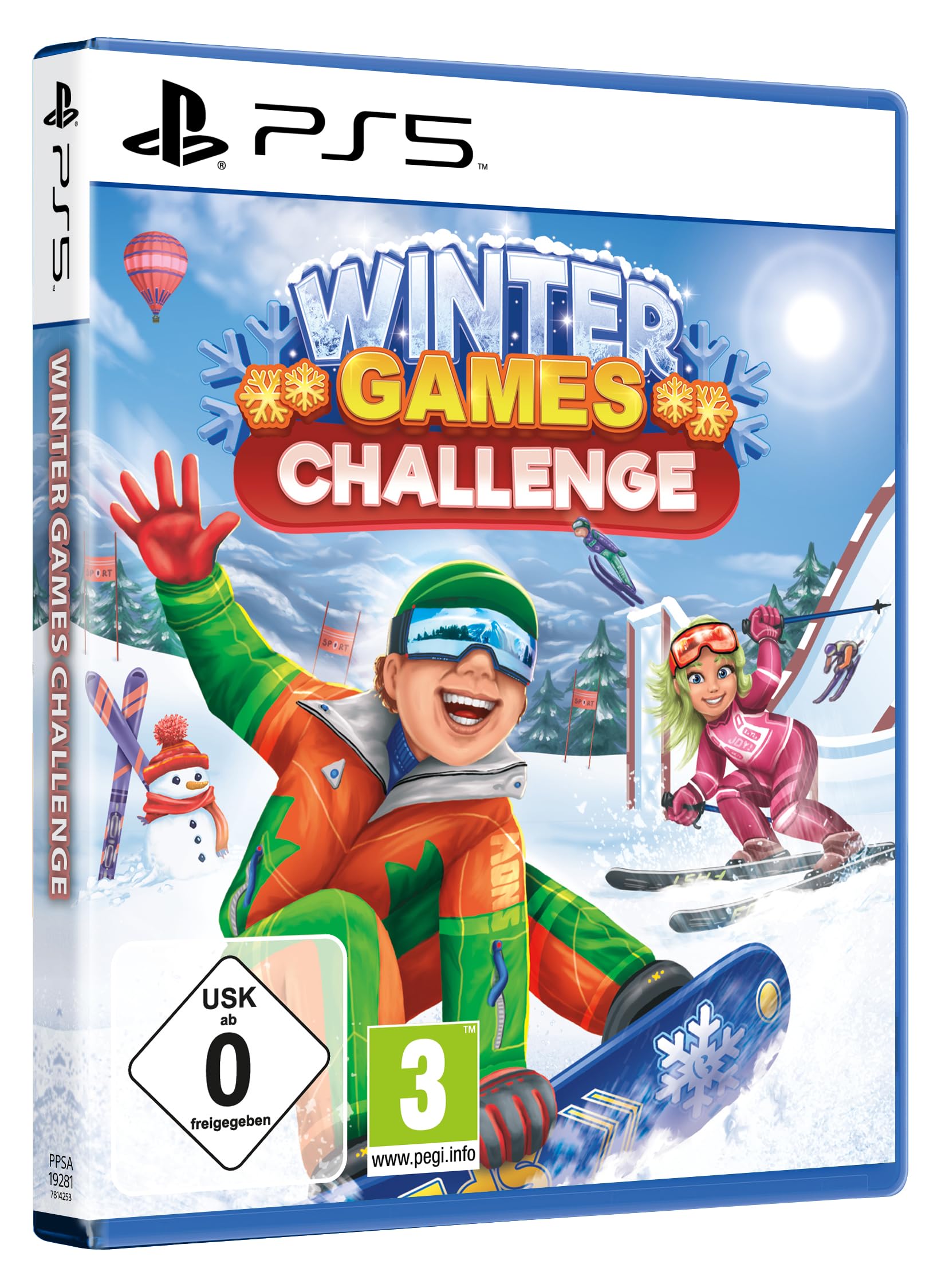 Winter Games Challenge - 8 Sportarten - Snowboard, Alpin, Riesenslalom, Skispringen, Curling, Rennrodeln, Bobfahren, Trickski für PS5