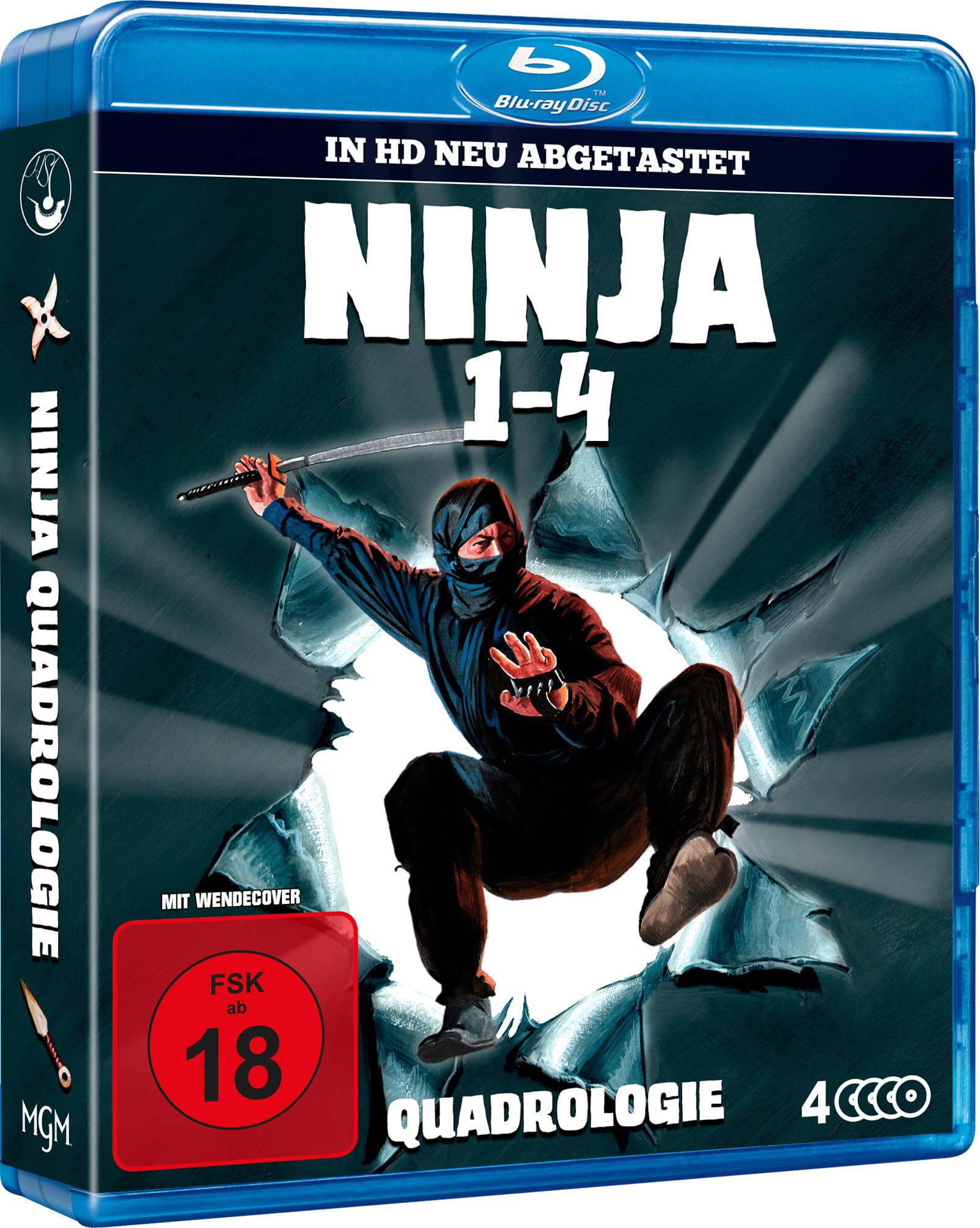 Ninja 1-4 Quadrologie Box-Edition [Blu-ray]