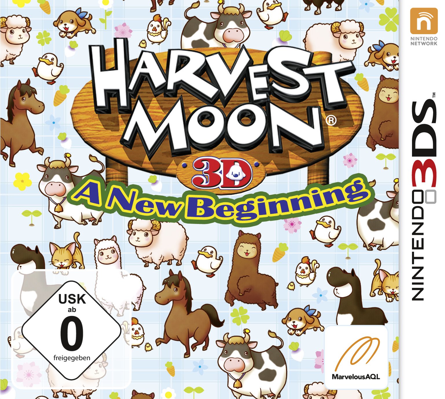 Harvest Moon 3D: A New Beginning - [Nintendo 3DS]