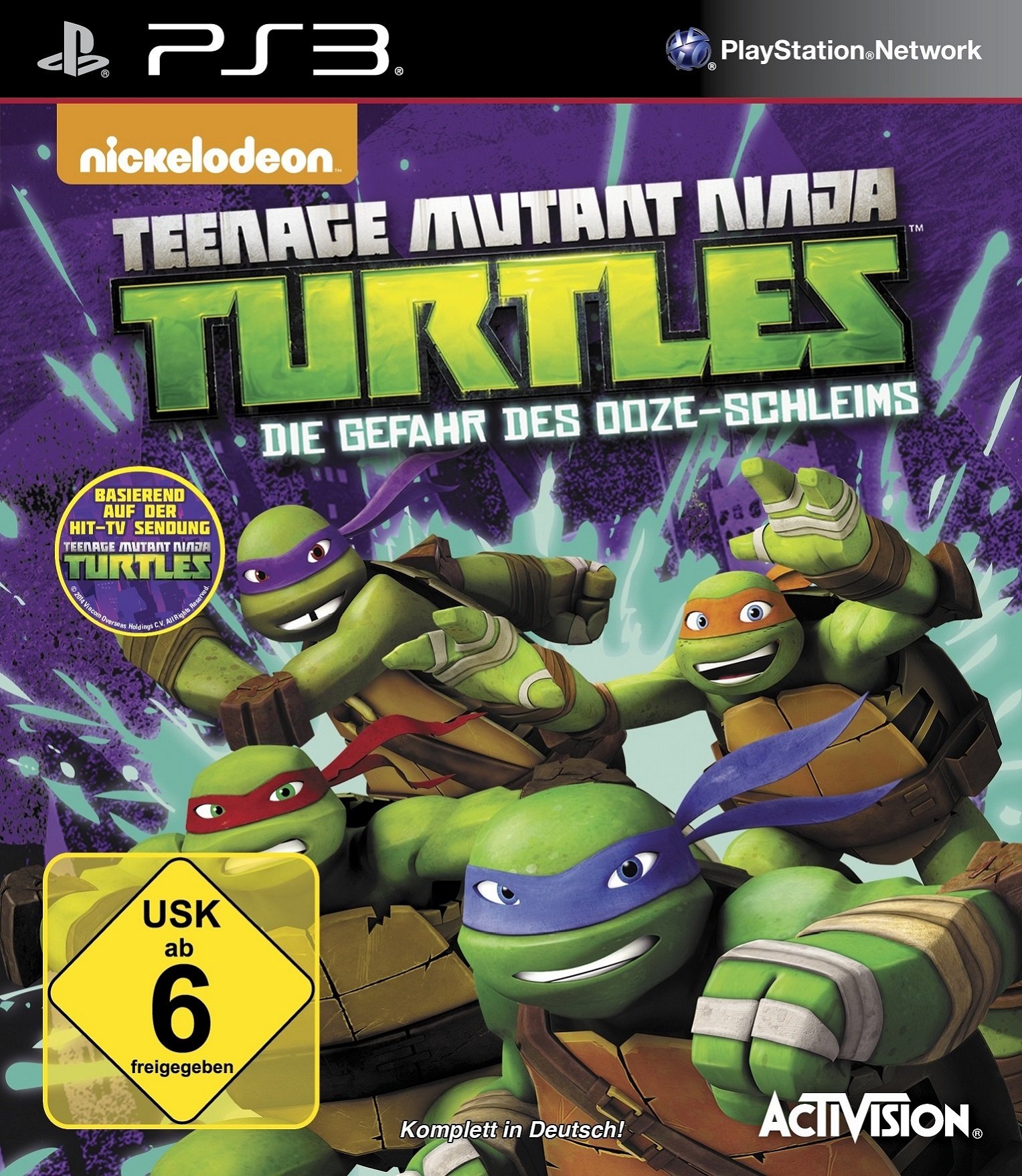 Teenage Mutant Ninja Turtles - Die Gefahr des Ooze-Schleims - [Playstation 3]