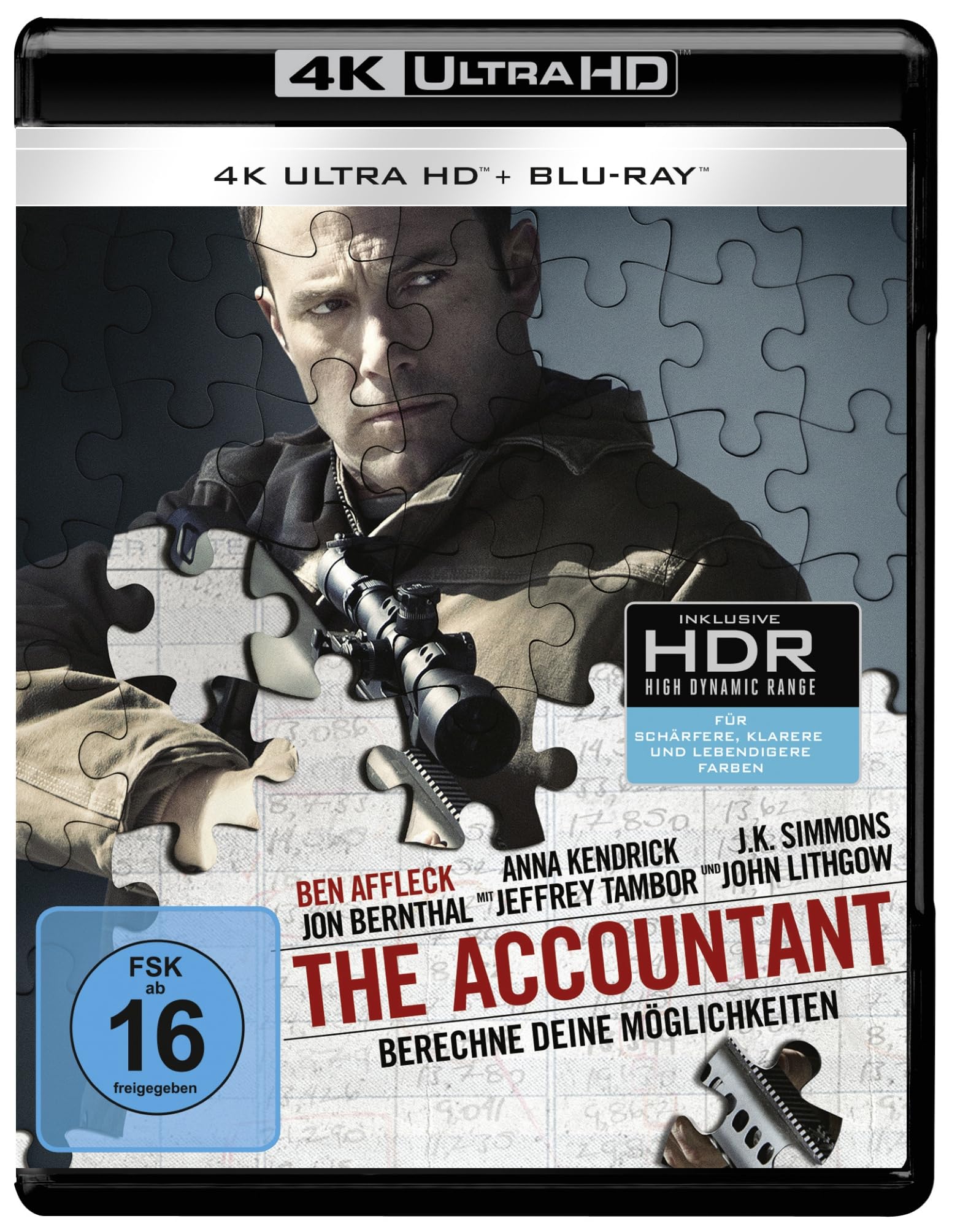 The Accountant (4K Ultra HD + 2D-Blu-ray) (2-Disc Version)