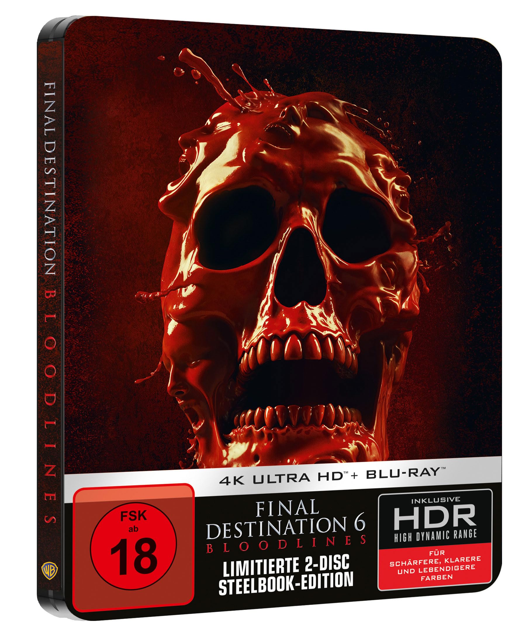 Final Destination: Bloodlines - Limited Steelbook (Skull) (4K Ultra HD), (Blu-ray)