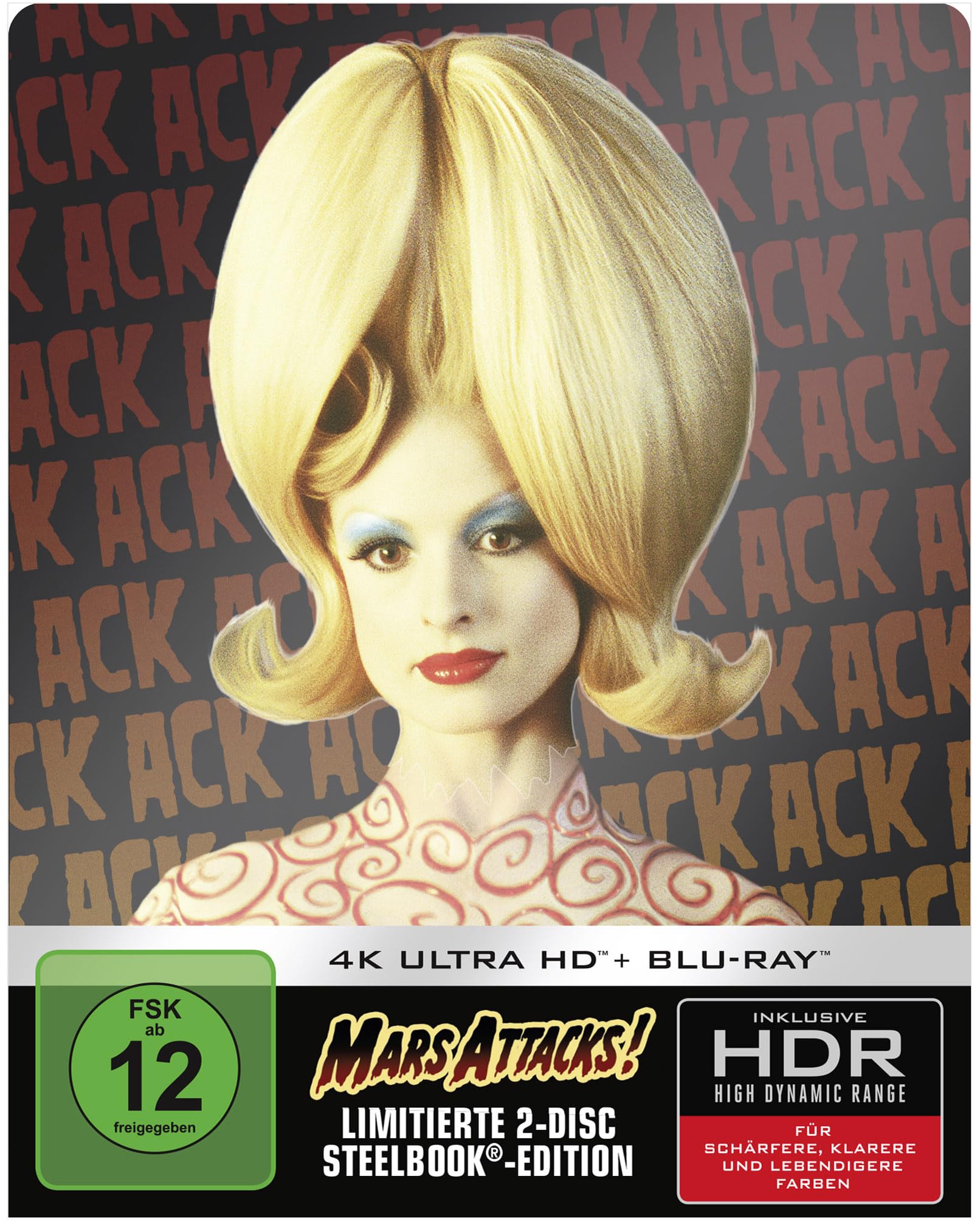 Mars Attacks (Steelbook, 4K-UHD+Blu-ray)
