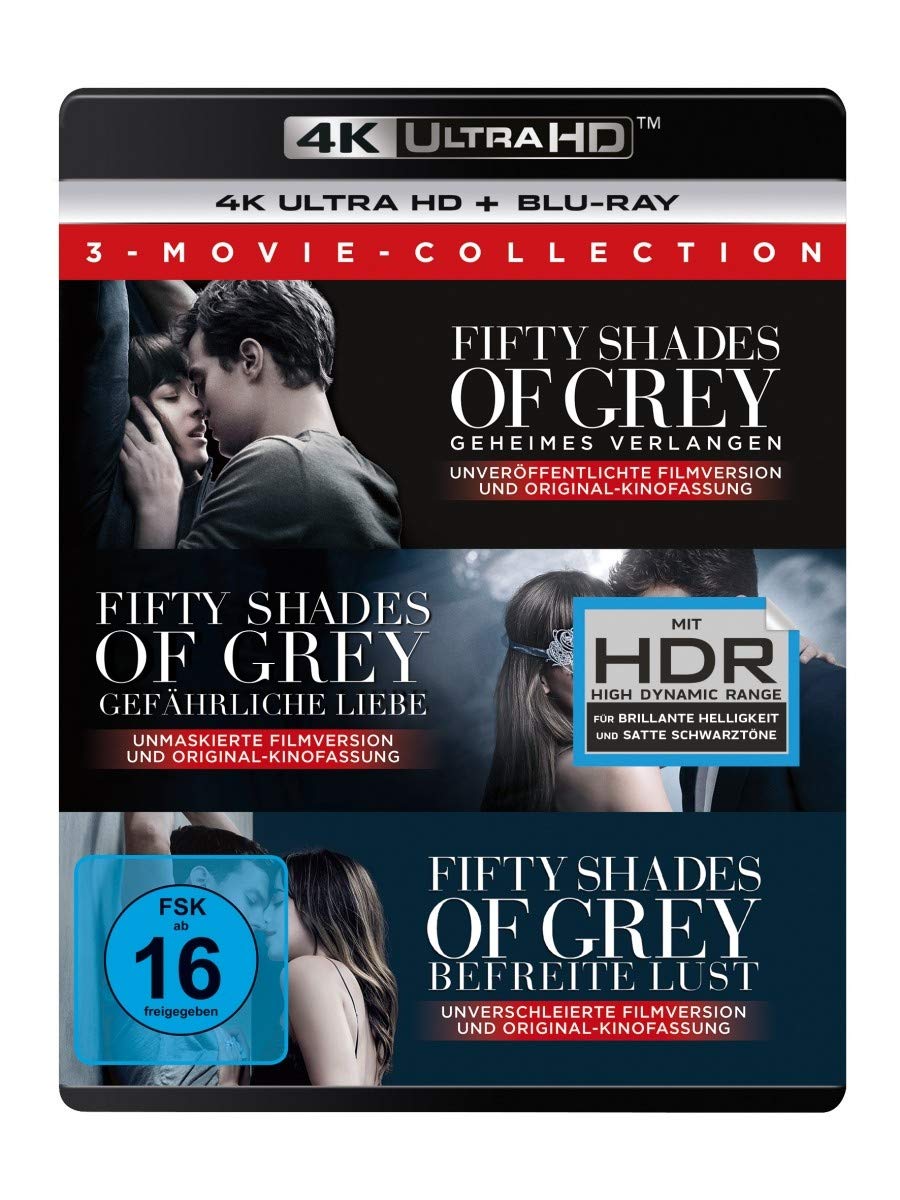 Fifty Shades of Grey - 3-Movie Collection (4K Ultra-HD) (+ Blu-ray 2D)