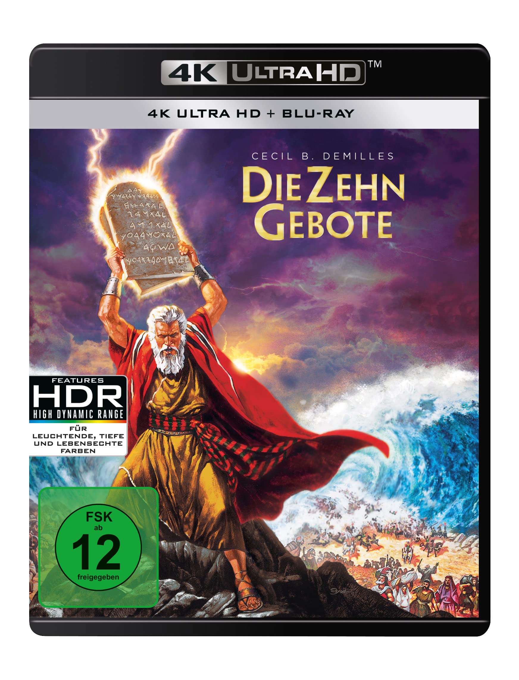 Die Zehn Gebote (4K Ultra HD) (+ Blu-ray2D) [Blu-ray]