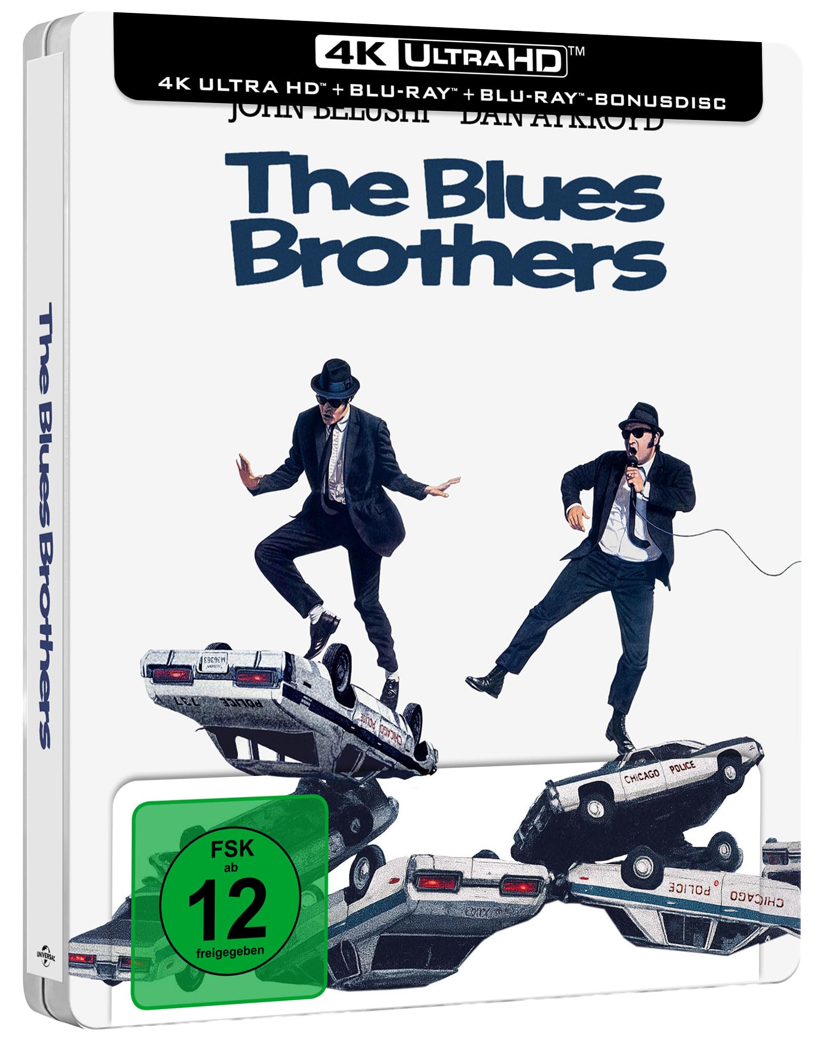 The Blues Brothers - Limited Edition - Steelbook (4K Ultra HD) (+ Blu-ray) (+ Bonus-Blu-ray)