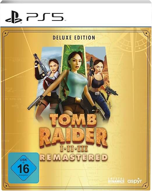 Tomb Raider 1-3 Remastered Starring Lara Croft [Deluxe Edition, inkl. Steelbook, Soundtrack, Erkundungskartenbuch]