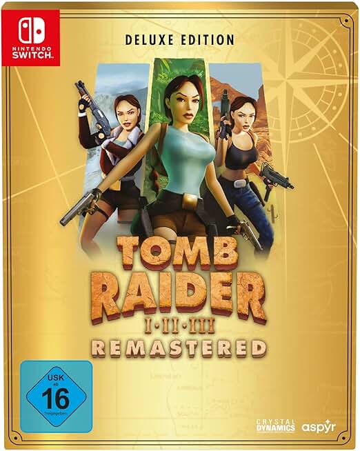 Tomb Raider 1-3 Remastered Starring Lara Croft [Deluxe Edition, Steelbook, Musik-CD]