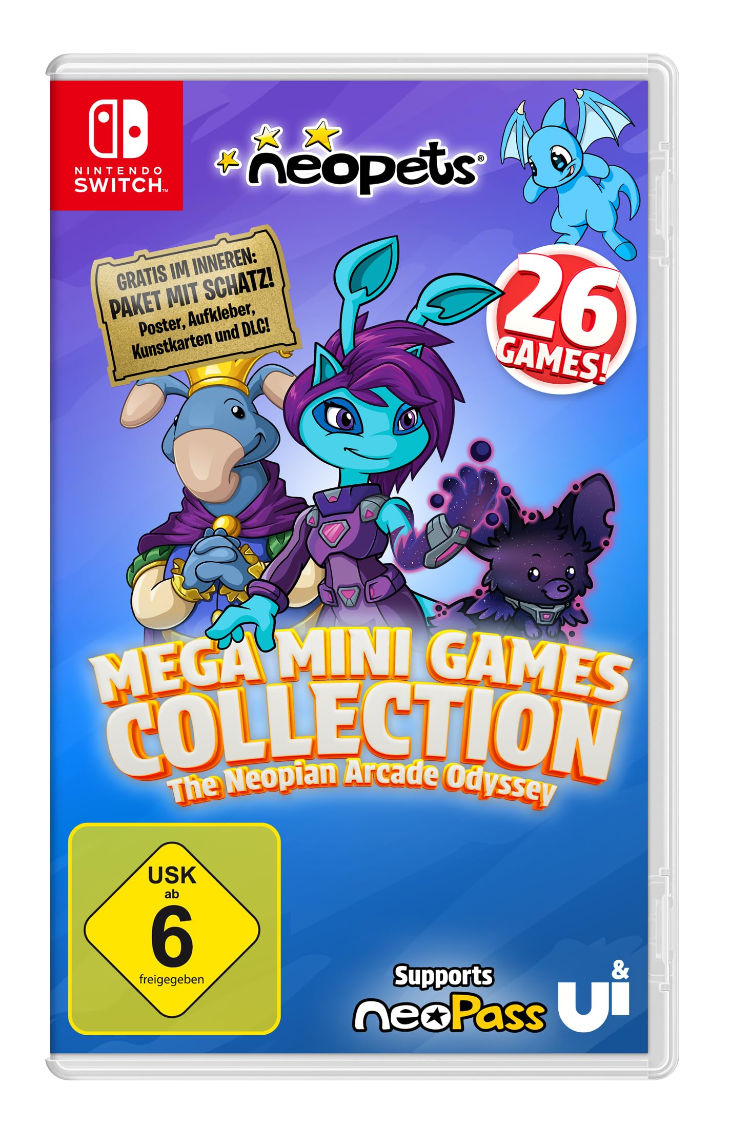 Neopets - Mega Mini Games Collection - The Neopian Arcade Odyssey - Day 1 Edition - Switch