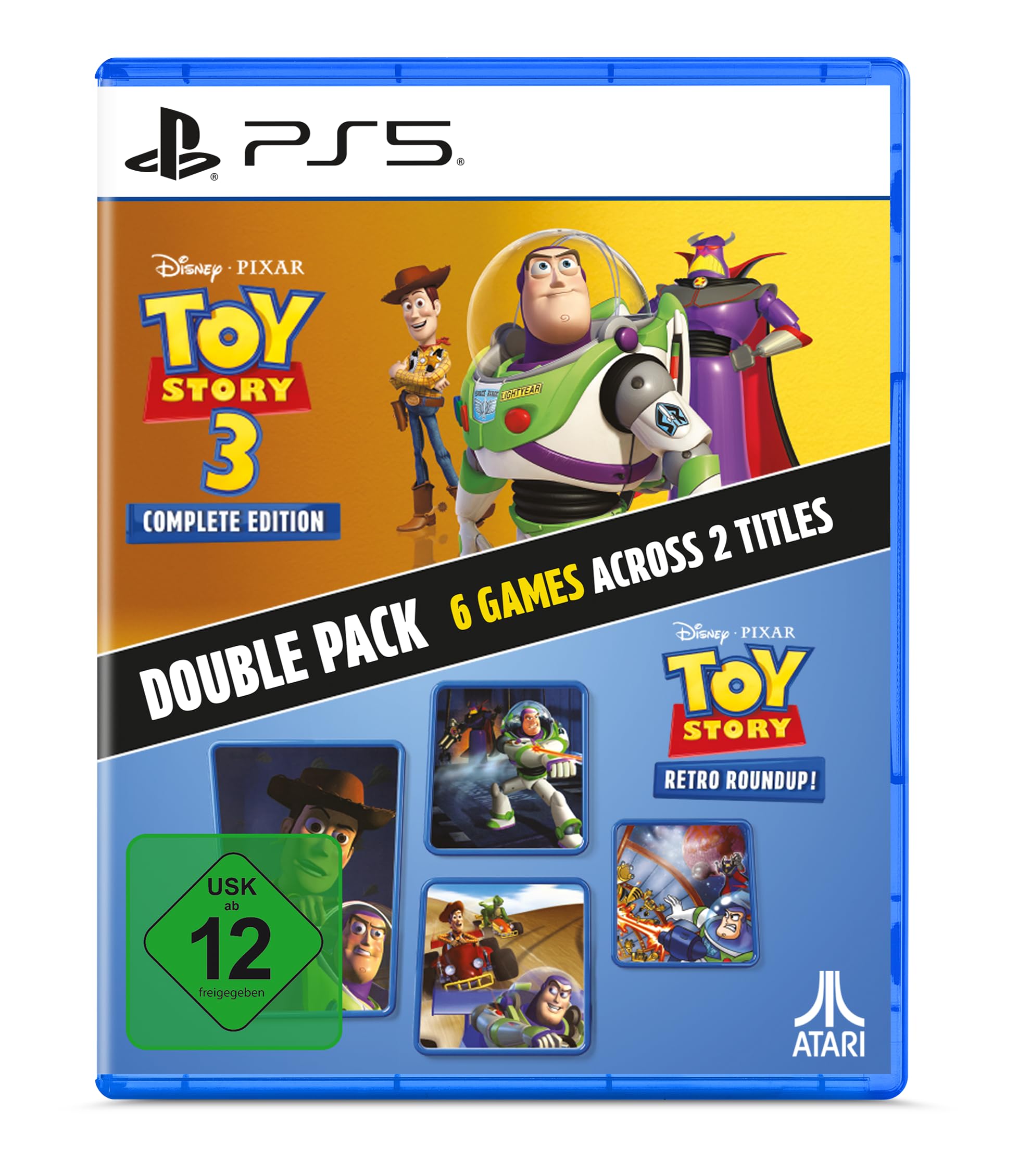 Toy Story: Retro Roundup! + Toy Story 3 Complete Edition Double Pack - PS5