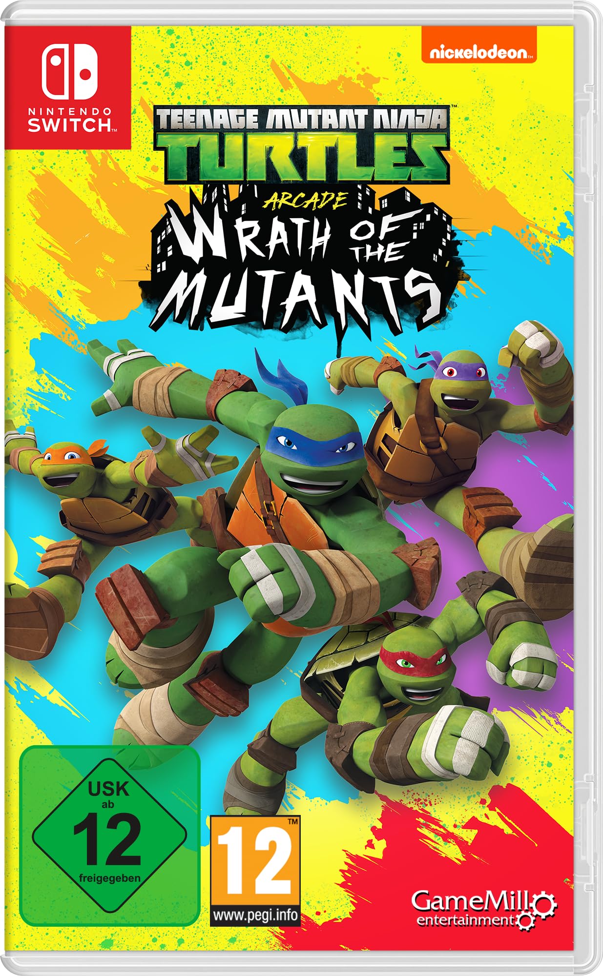 GameMill Entertainment, LLC Teenage Mutant Ninja Turtles: Wrath of the Mutants - [Nintendo Switch]