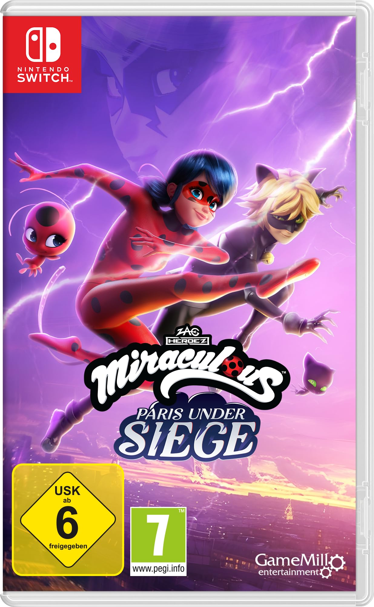 GameMill Entertainment, LLC Miraculous: Paris Under Siege - [Nintendo Switch]