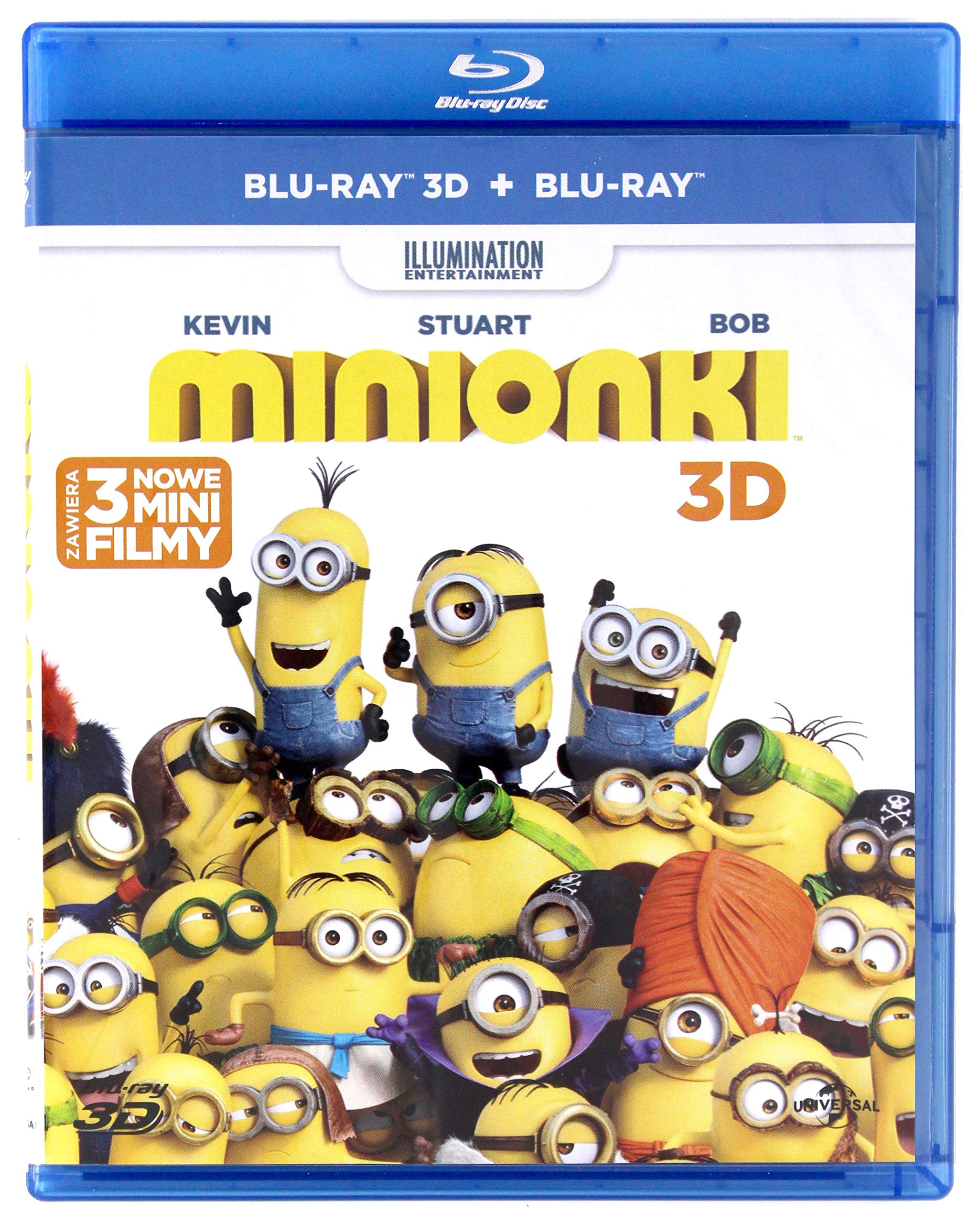 Minions [Blu-Ray]+[Blu-Ray 3D] [Region Free] (IMPORT) (Keine deutsche Version)