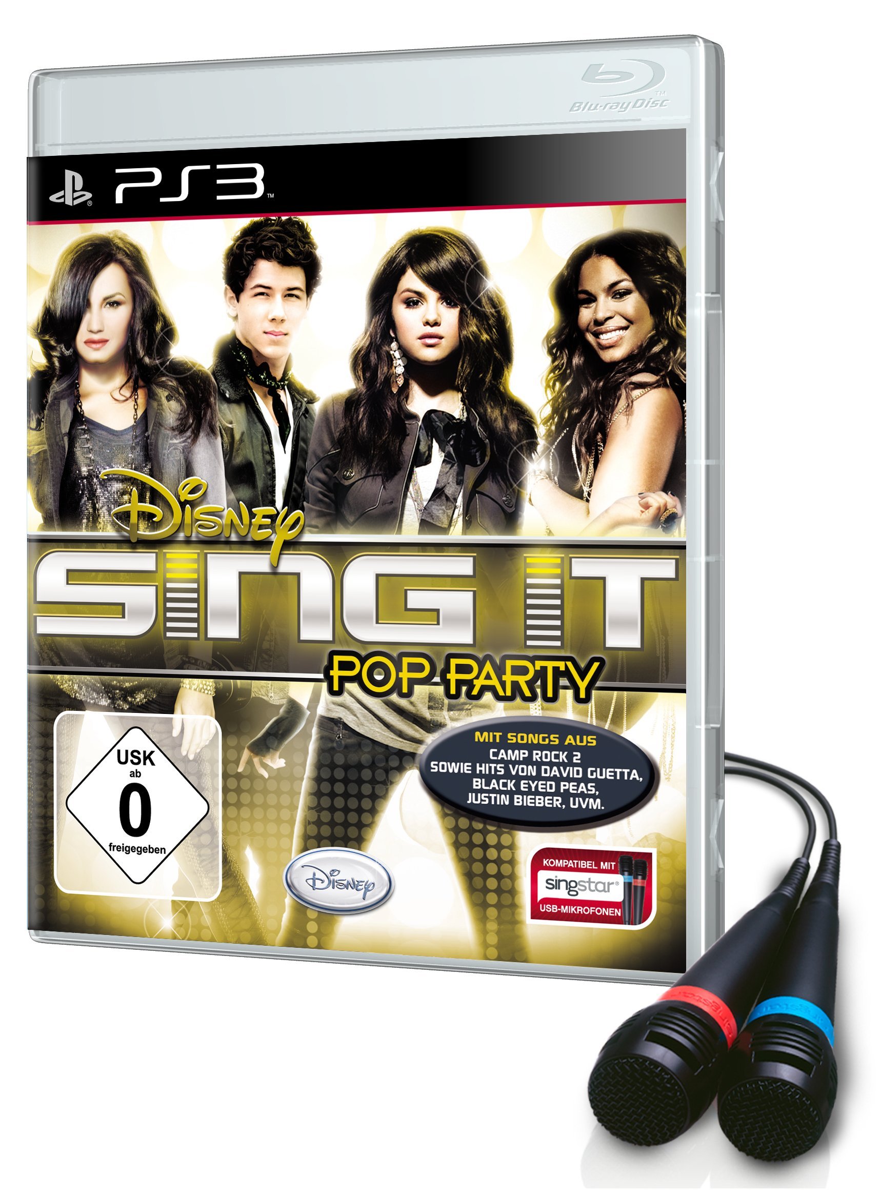 Disney Sing it: Pop Party - Bundle inkl. 2 Mikrofone