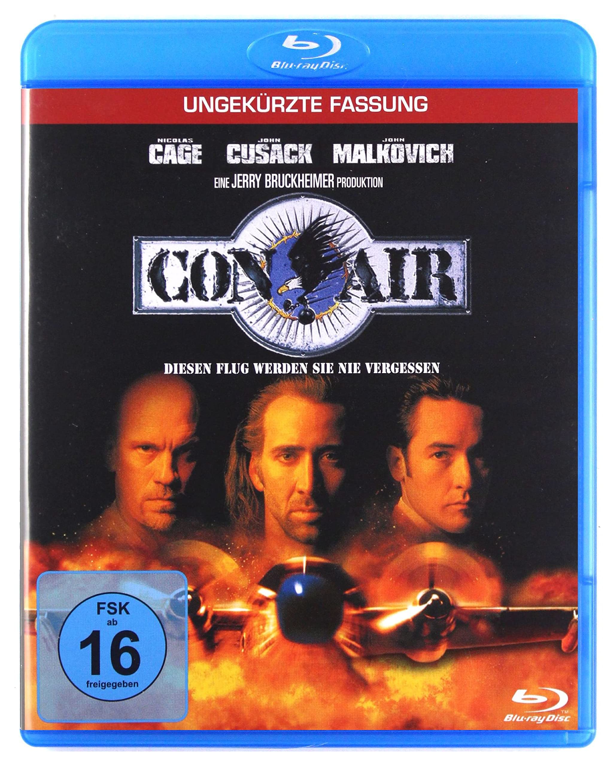 Con Air,1 Blu-ray (Ungeschnittene Fassung): USA