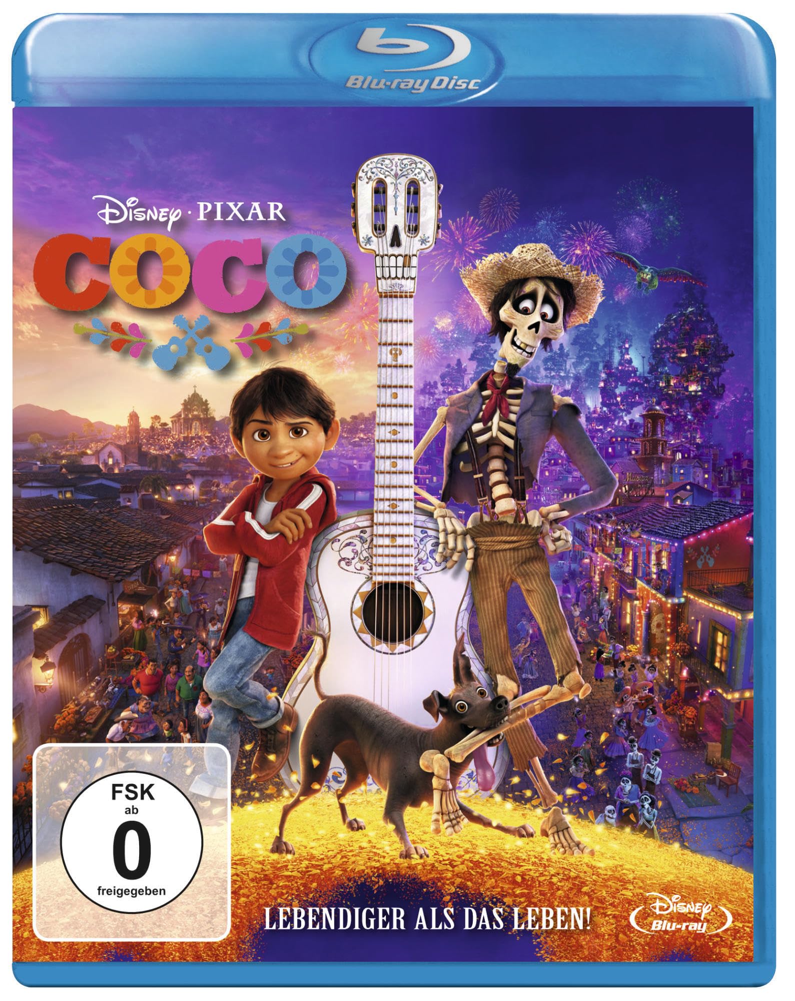 Coco - Lebendiger als das Leben!,1 Blu-ray: Ausgezeichnet bei dem Golden Globe und Oscar 2018 für den Besten Animationsfilm. Für Hörgeschädigte geeignet.USA