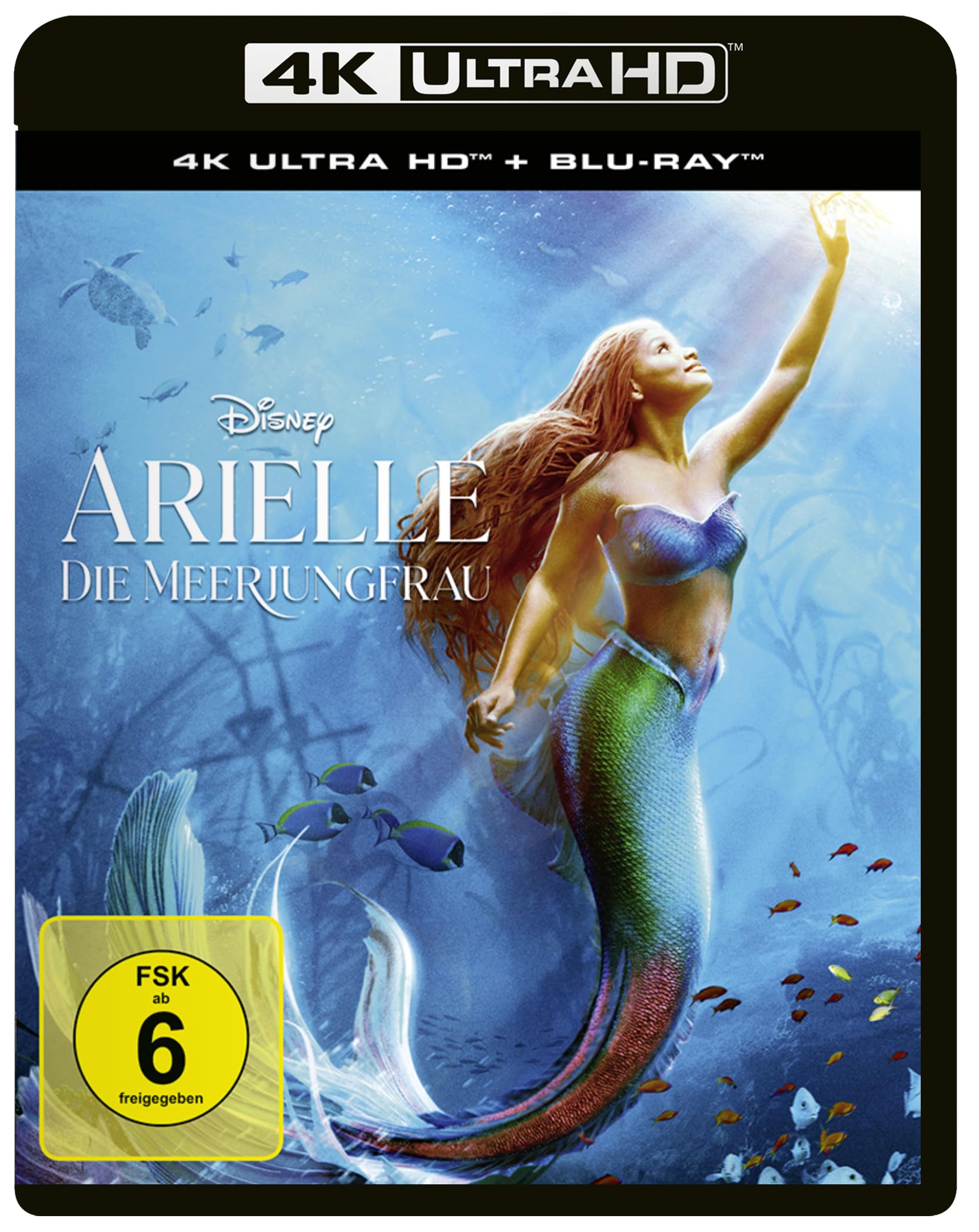 Arielle, die Meerjungfrau (Live Action) 4K,1 UHD-Blu-ray + 1 Blu-ray