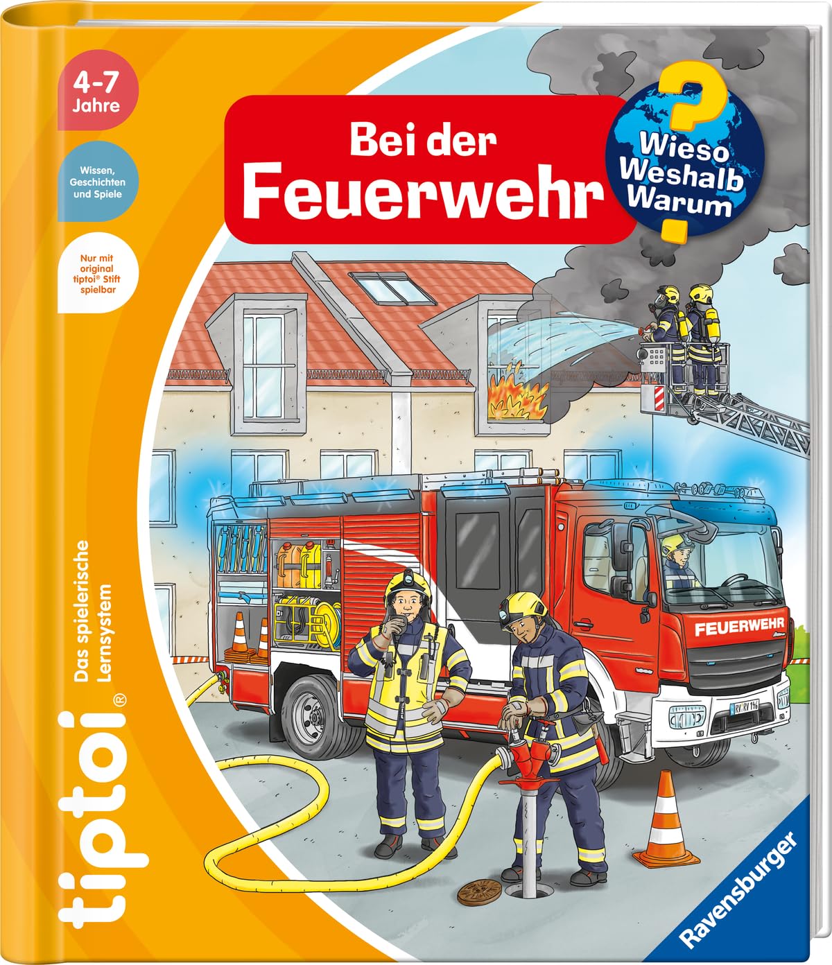 tiptoi® Wieso? Weshalb? Warum? Bei der Feuerwehr, Buch für Kinder ab 4 Jahre