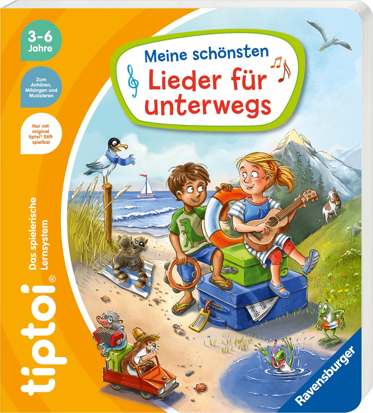 tiptoi® Meine schönsten Lieder für unterwegs, Liederbuch ab 3 Jahre (Liederbücher)